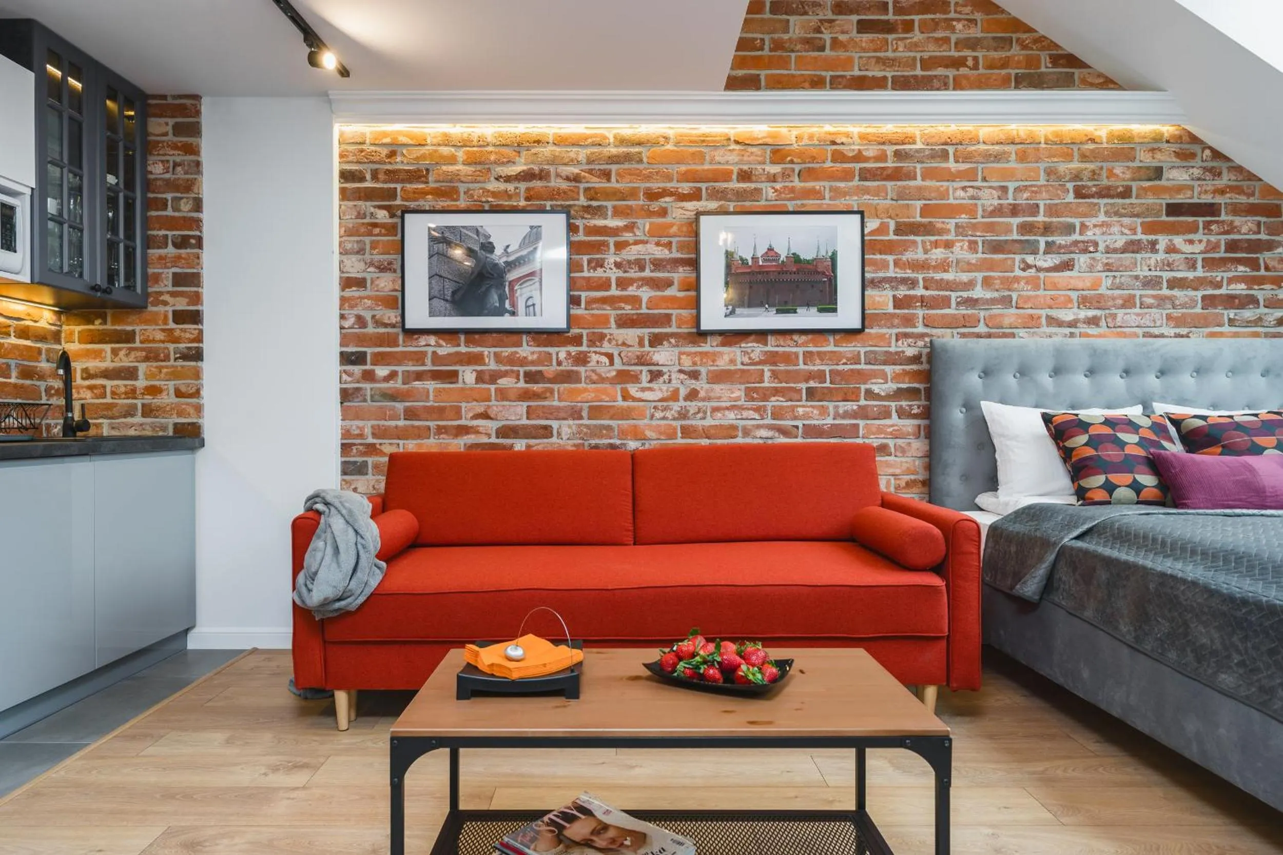Bed in Saint Florian's Suites - Old Town Luxury Apartments - by Upstairs
