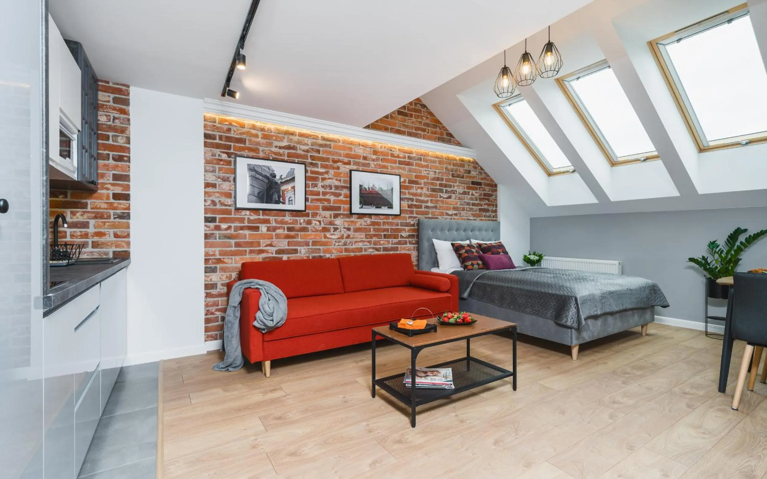 Bed in Saint Florian's Suites - Old Town Luxury Apartments - by Upstairs