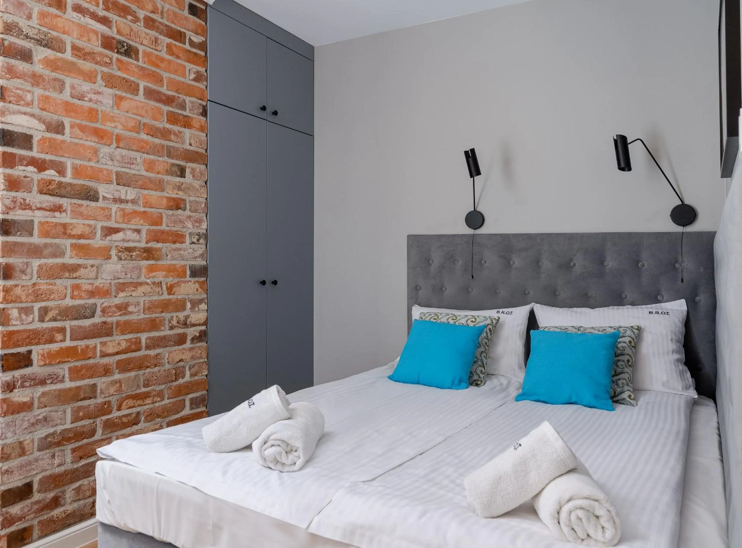 Bed in Saint Florian's Suites - Old Town Luxury Apartments - by Upstairs