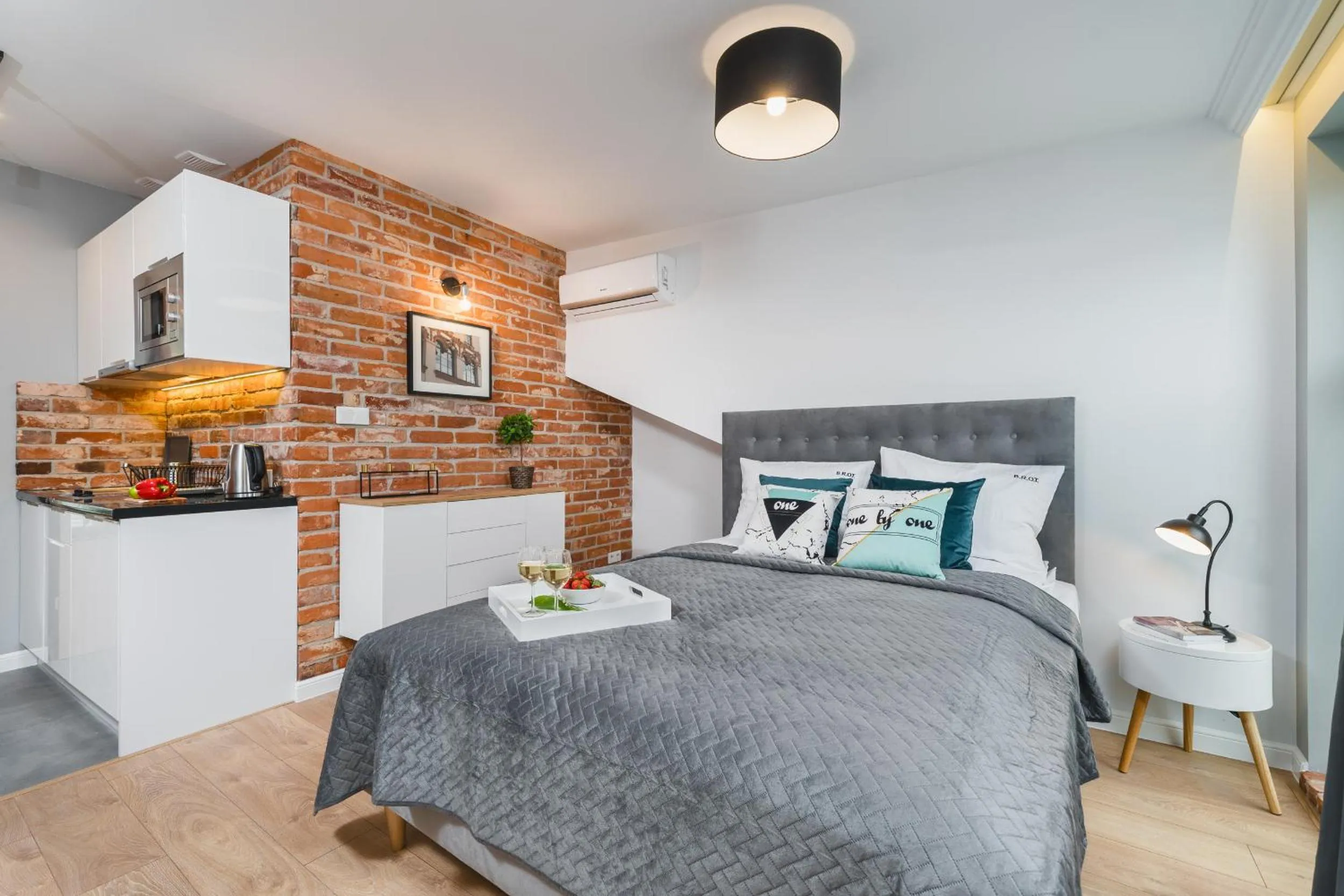 Bed in Saint Florian's Suites - Old Town Luxury Apartments - by Upstairs