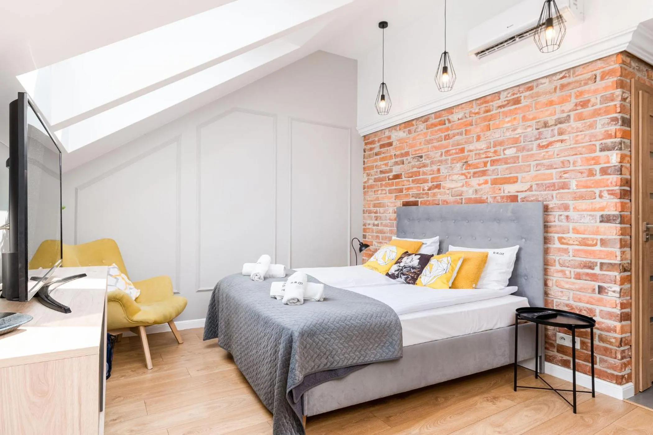 Bed in Saint Florian's Suites - Old Town Luxury Apartments - by Upstairs