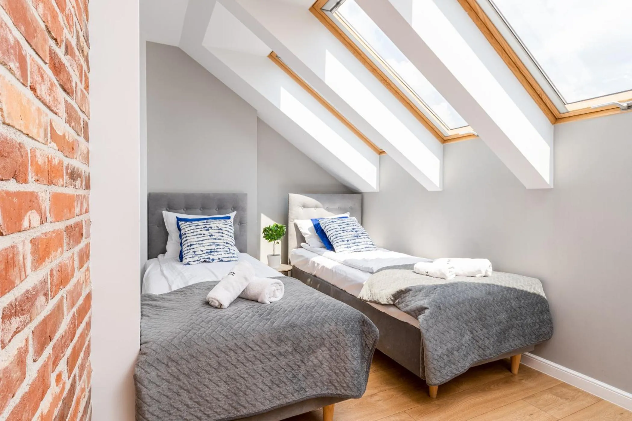 Bed in Saint Florian's Suites - Old Town Luxury Apartments - by Upstairs
