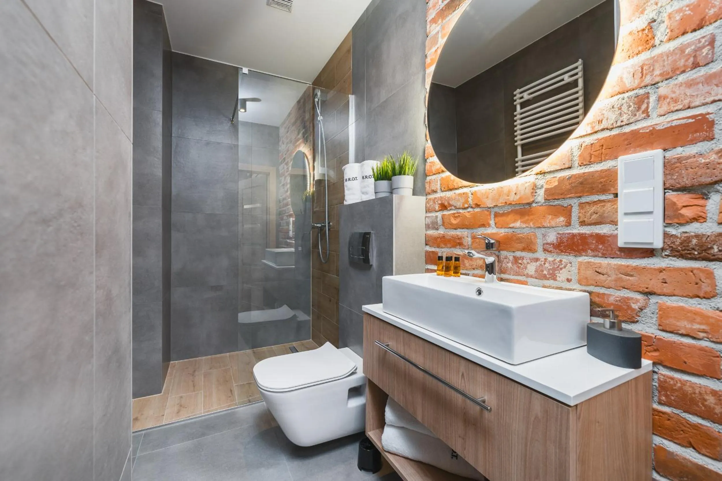 Shower in Saint Florian's Suites - Old Town Luxury Apartments - by Upstairs