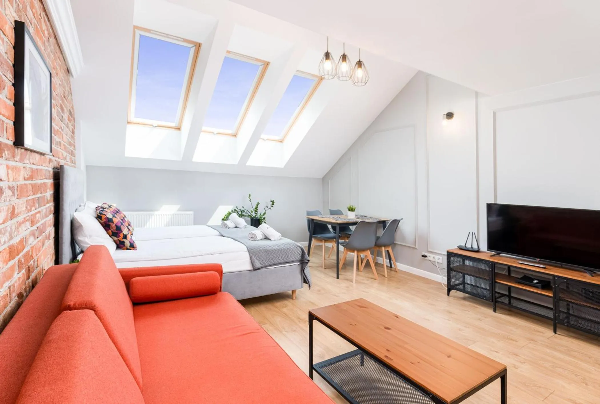 TV and multimedia in Saint Florian's Suites - Old Town Luxury Apartments - by Upstairs