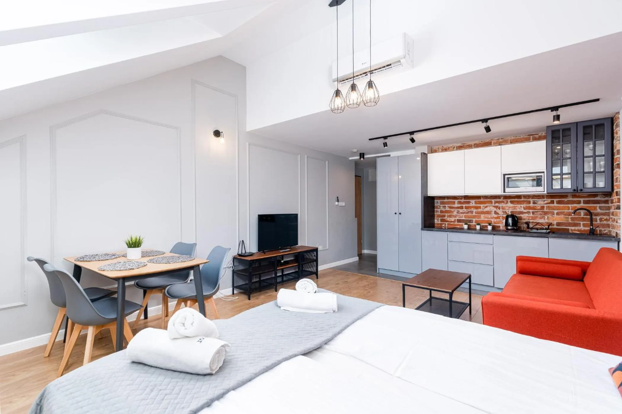 Bed in Saint Florian's Suites - Old Town Luxury Apartments - by Upstairs