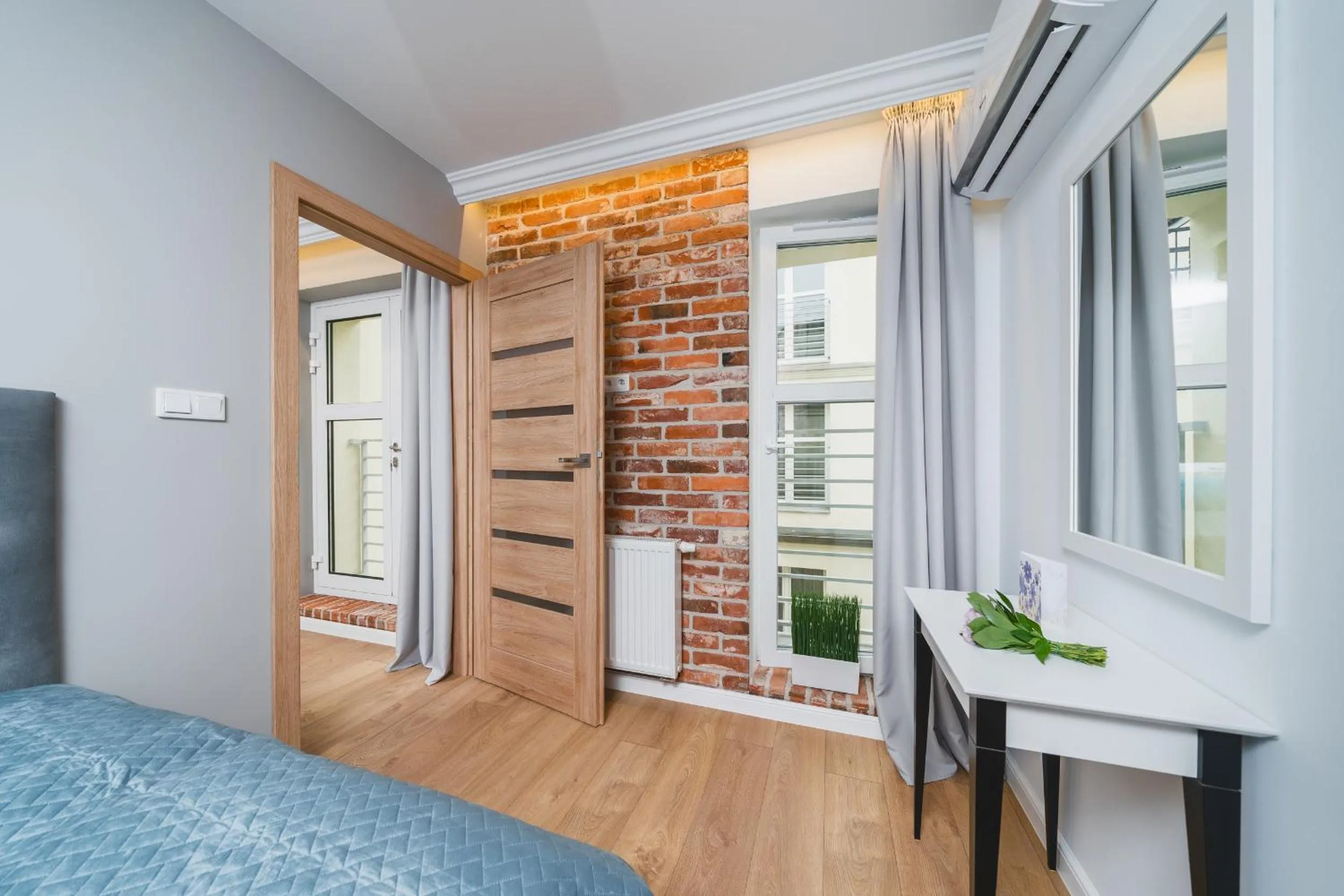 Bed in Saint Florian's Suites - Old Town Luxury Apartments - by Upstairs