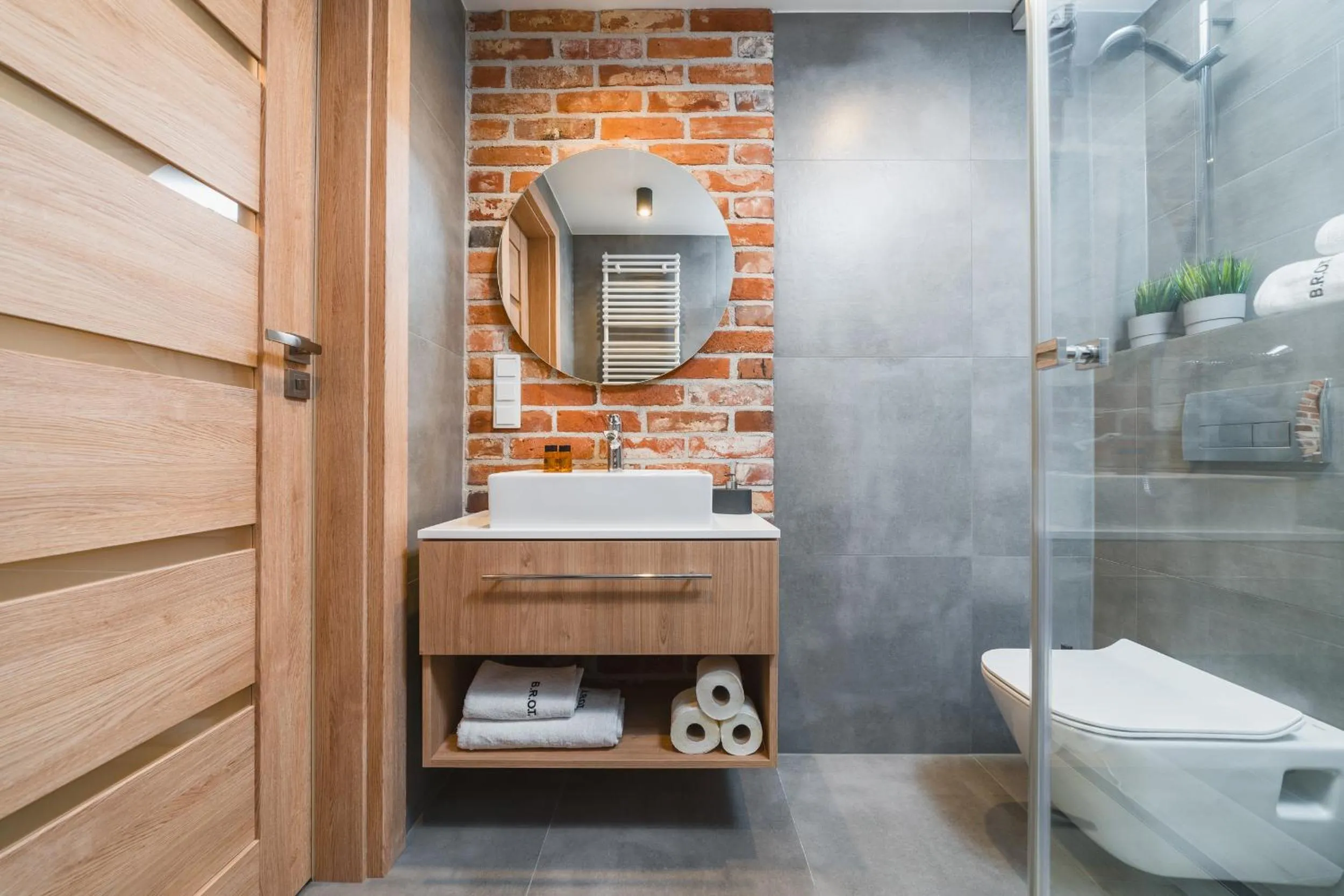 Shower in Saint Florian's Suites - Old Town Luxury Apartments - by Upstairs