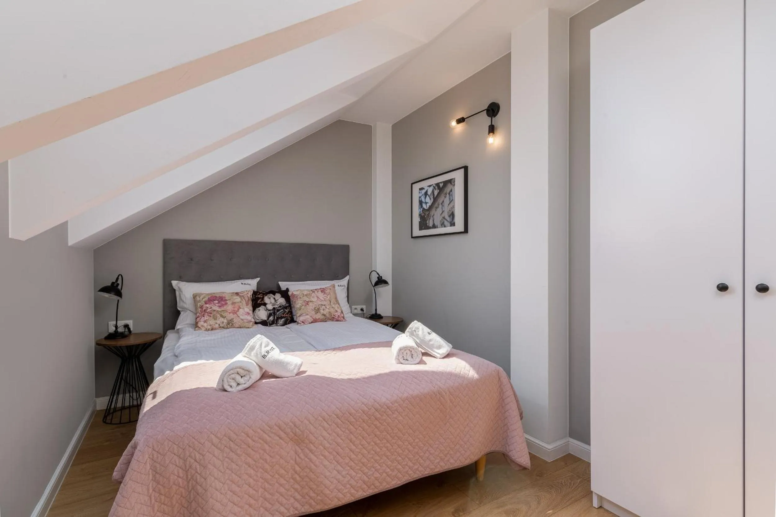 Bed in Saint Florian's Suites - Old Town Luxury Apartments - by Upstairs