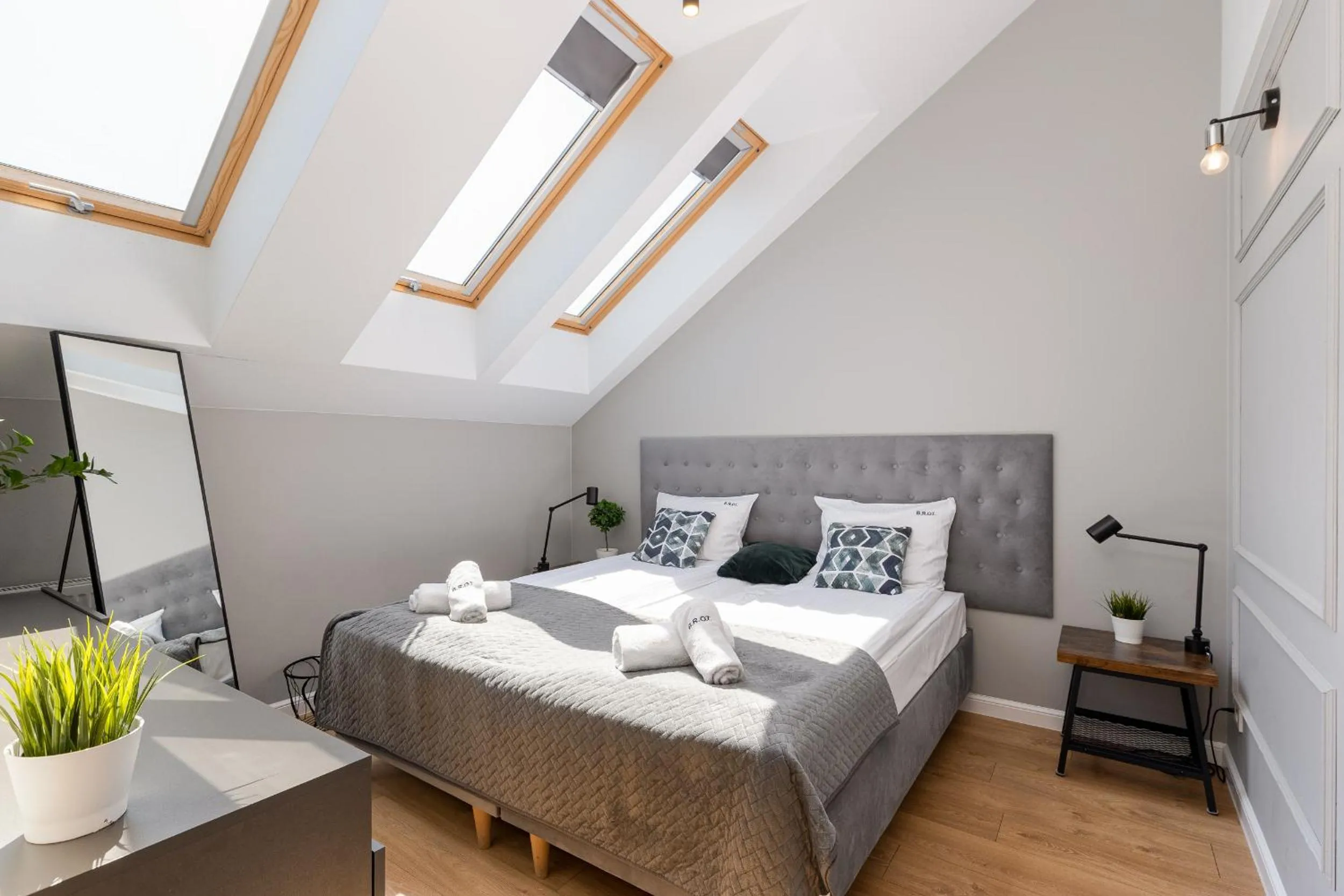 Bed in Saint Florian's Suites - Old Town Luxury Apartments - by Upstairs