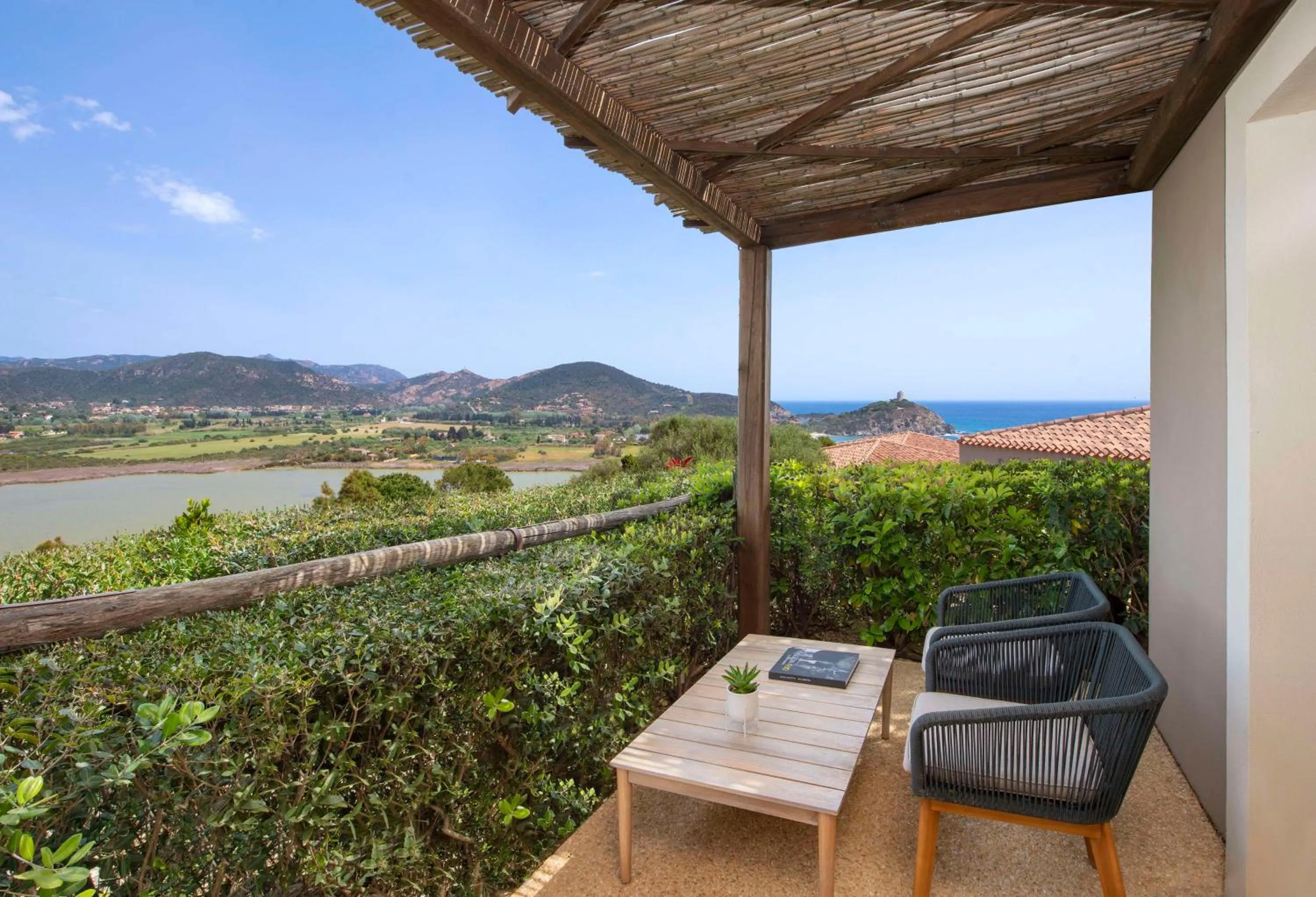 View (from property/room) in Baia Di Chia Resort Sardinia, Curio Collection By Hilton