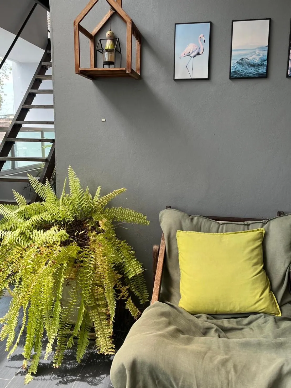 Balcony/Terrace in White Monkey Guesthouse