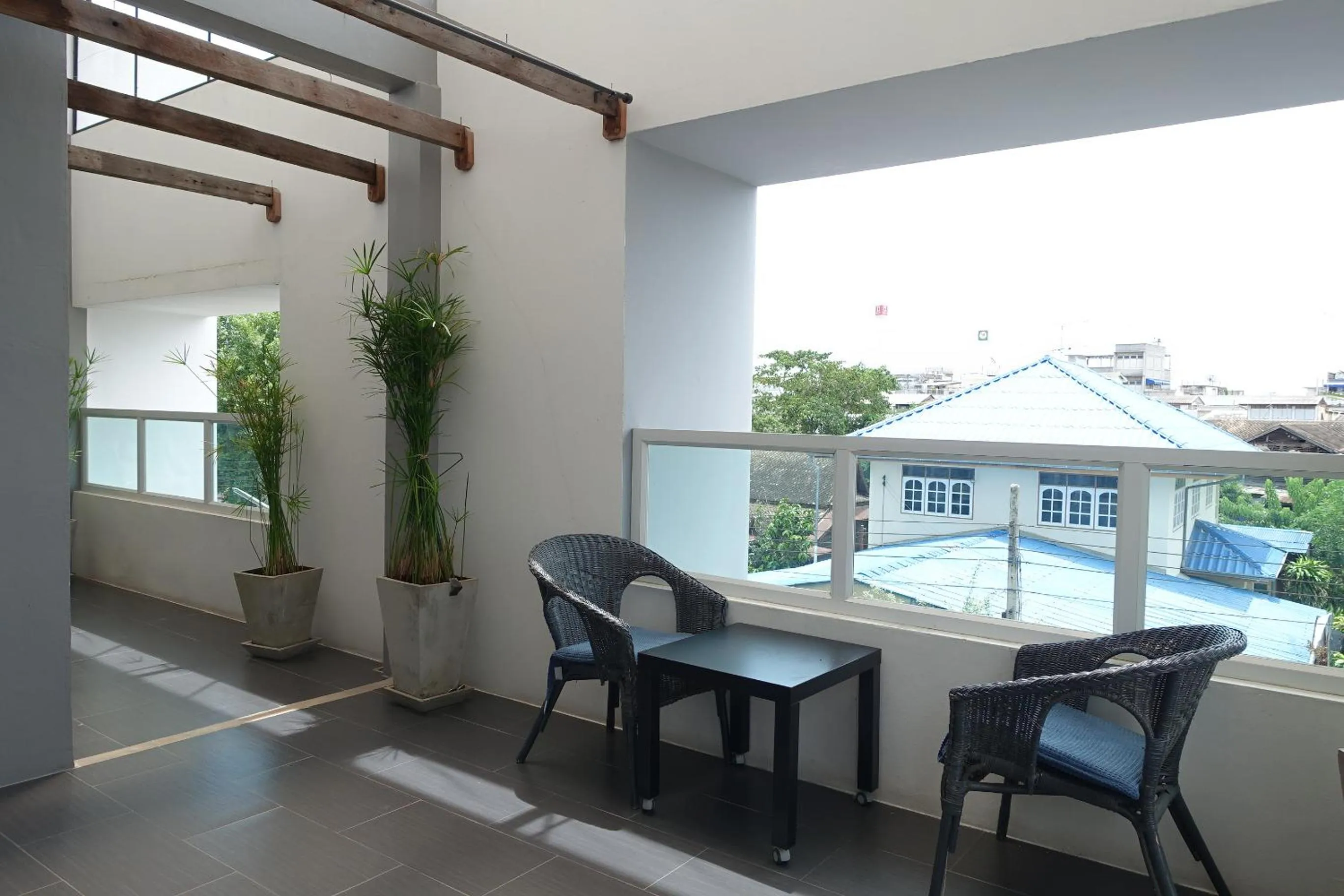 Seating area in White Monkey Guesthouse