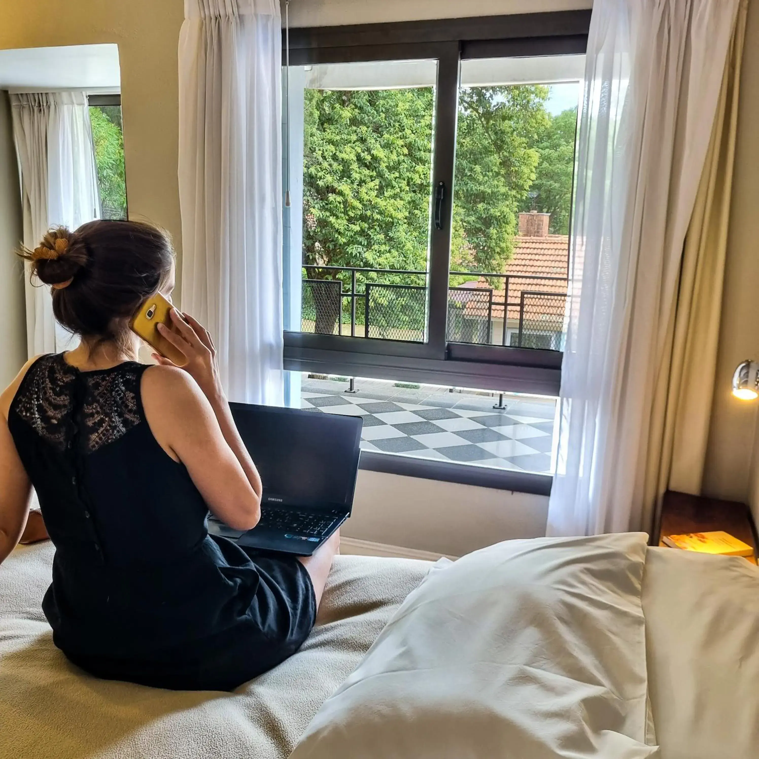 Garden view, Bed in Atelier Hotel de Charme Garden view, Bed in Atelier Hotel de Charme