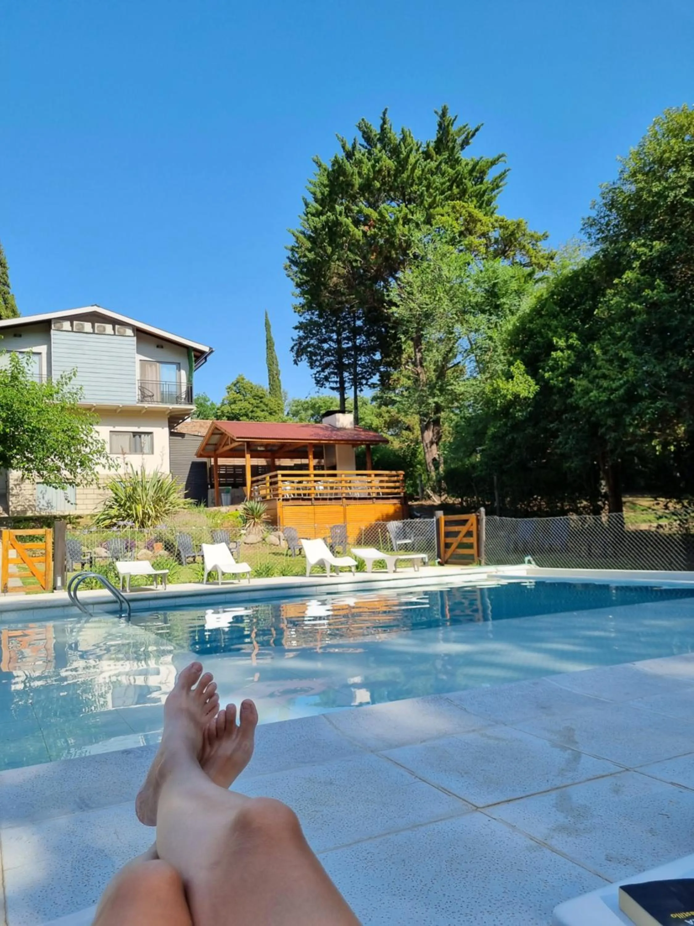 Pool view in Atelier Hotel de Charme