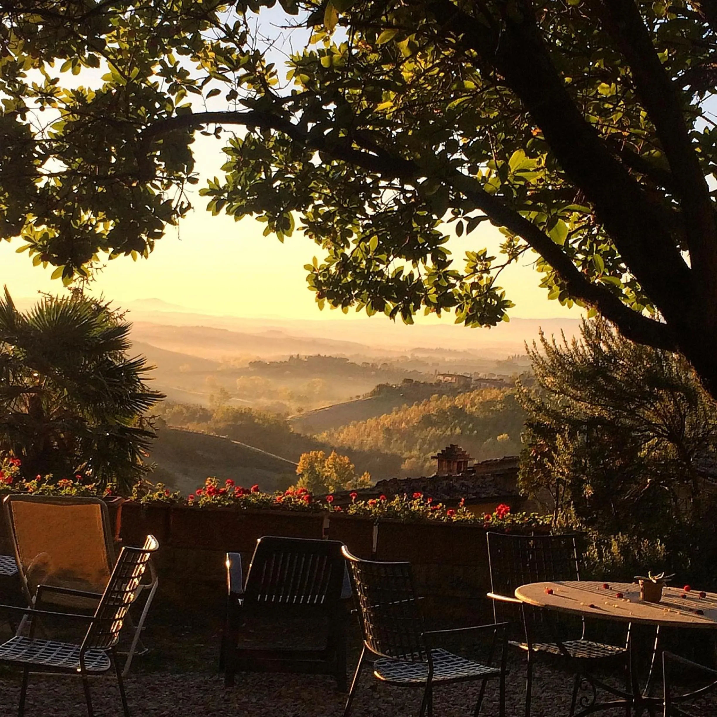 Sunset in Hotel Santa Caterina