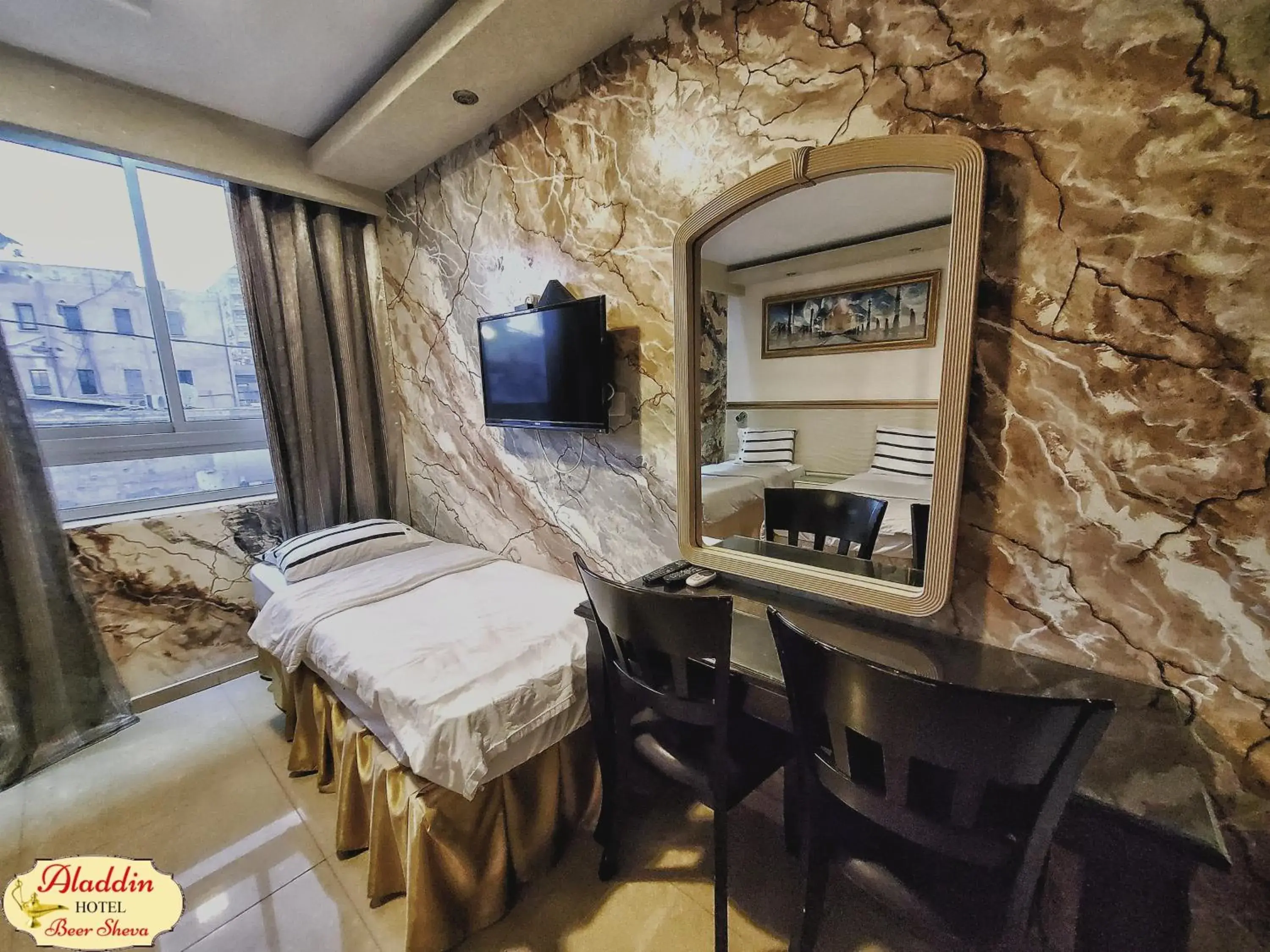 Bed in Aladdin Hotel Beer Sheva Bed in Aladdin Hotel Beer Sheva