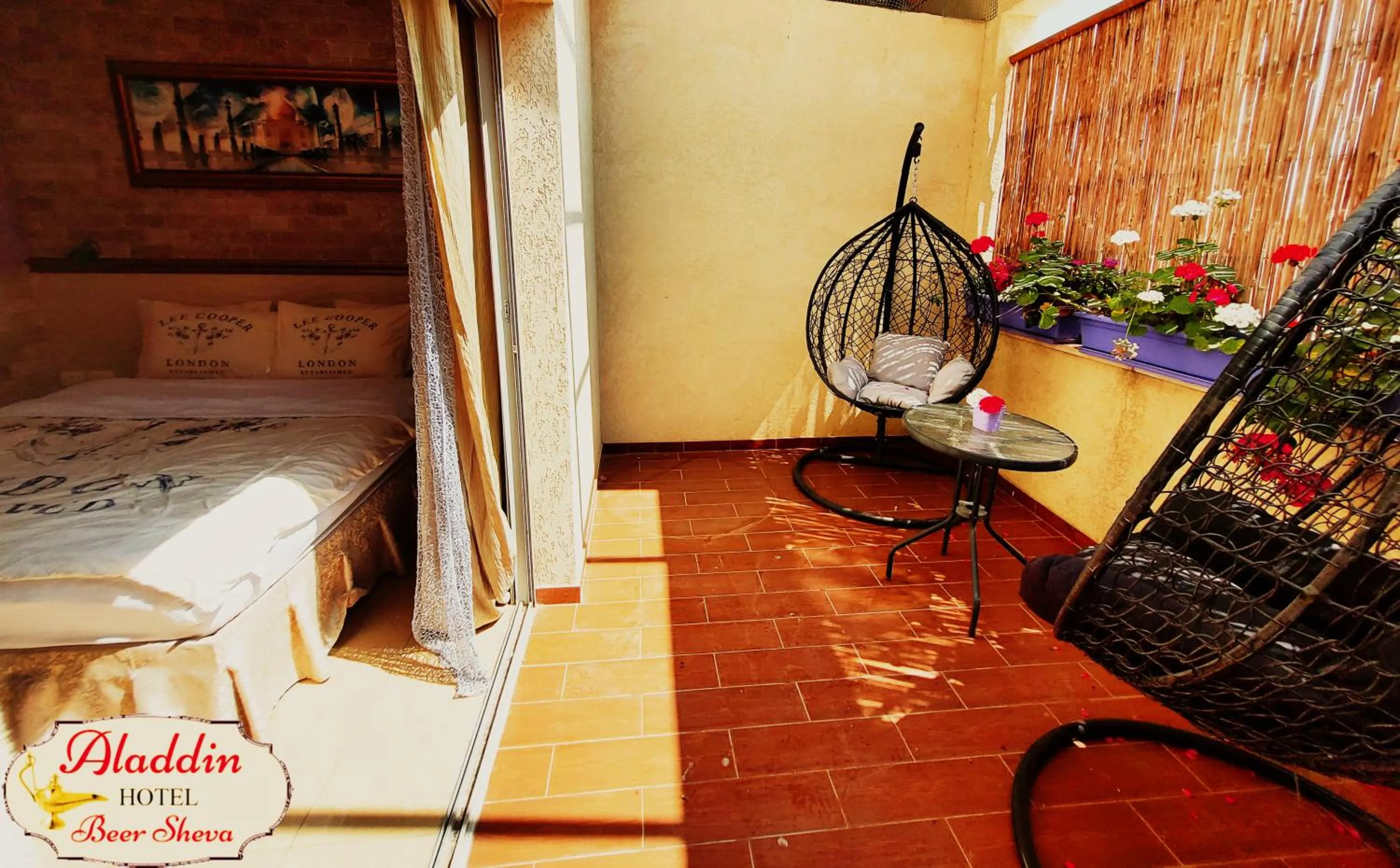 Bed in Aladdin Hotel Beer Sheva