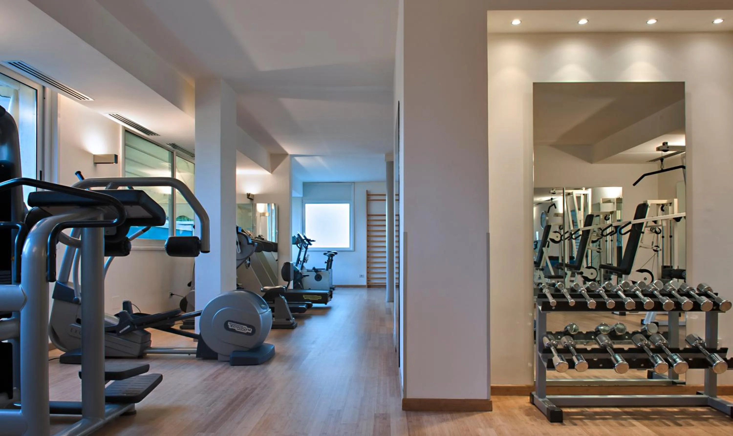 Fitness centre/facilities in Hotel Mioni Pezzato