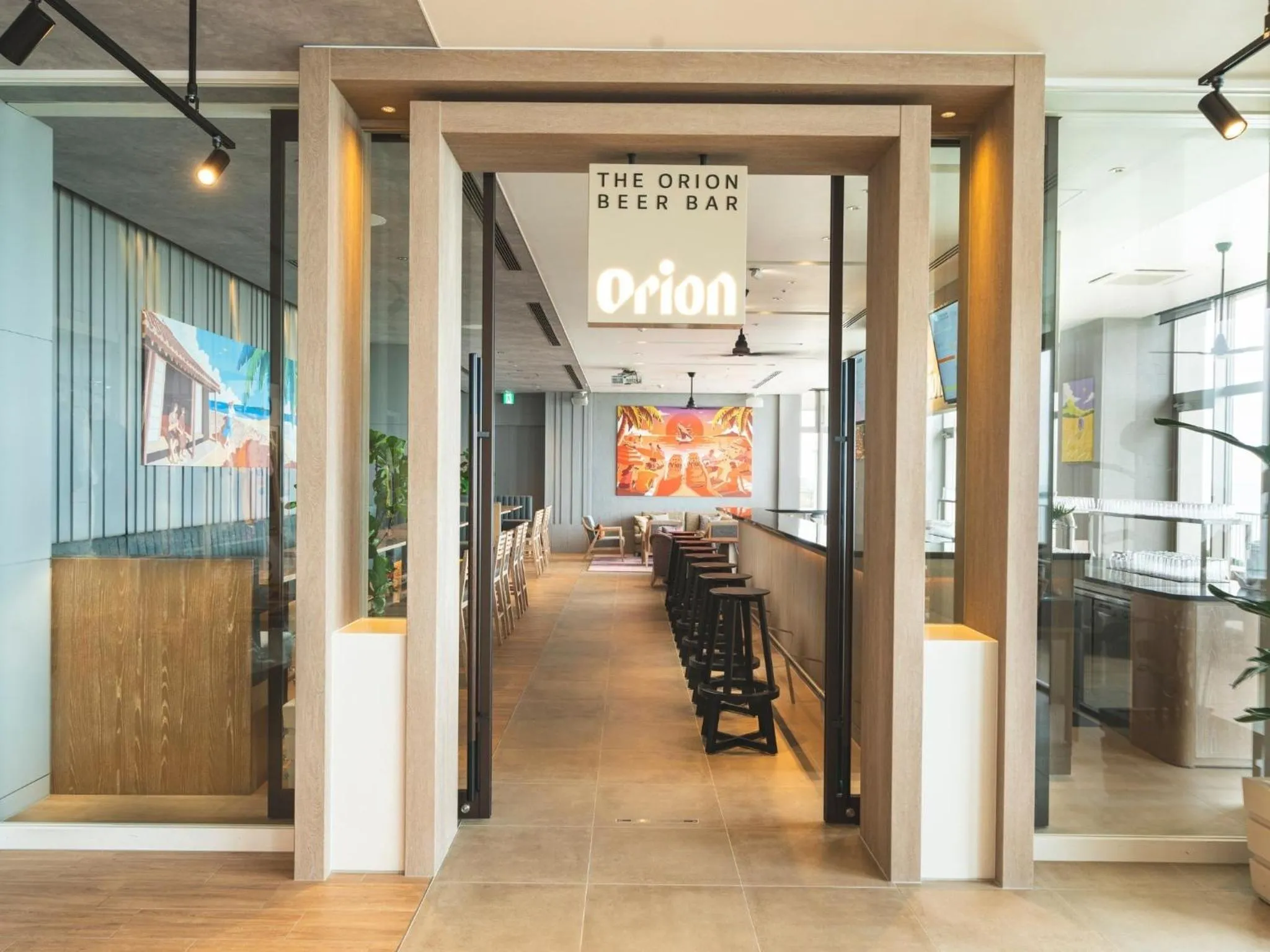 Lounge or bar in The Orion Hotel Motobu Resort & Spa