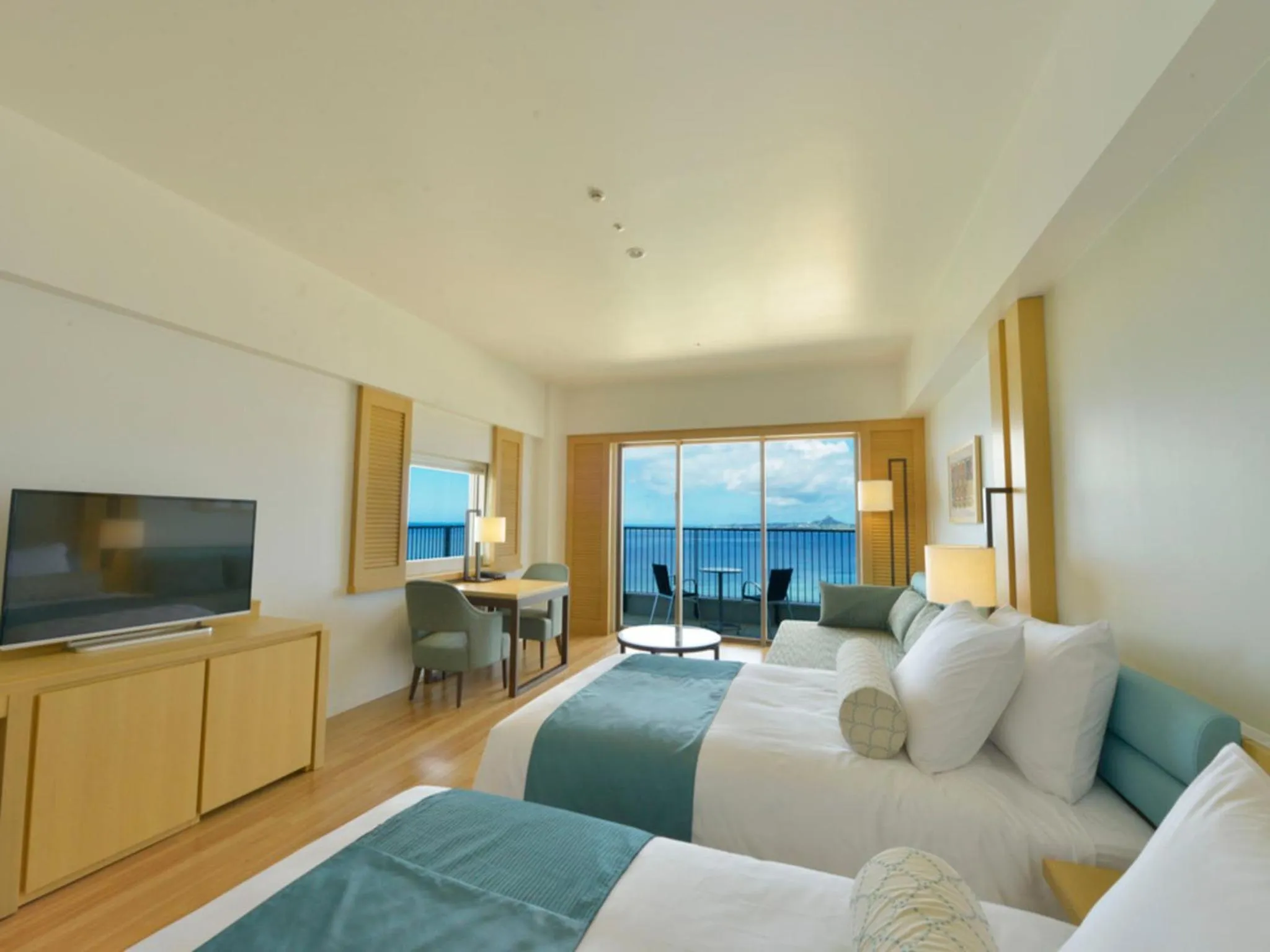 Photo of the whole room, Bed in The Orion Hotel Motobu Resort & Spa