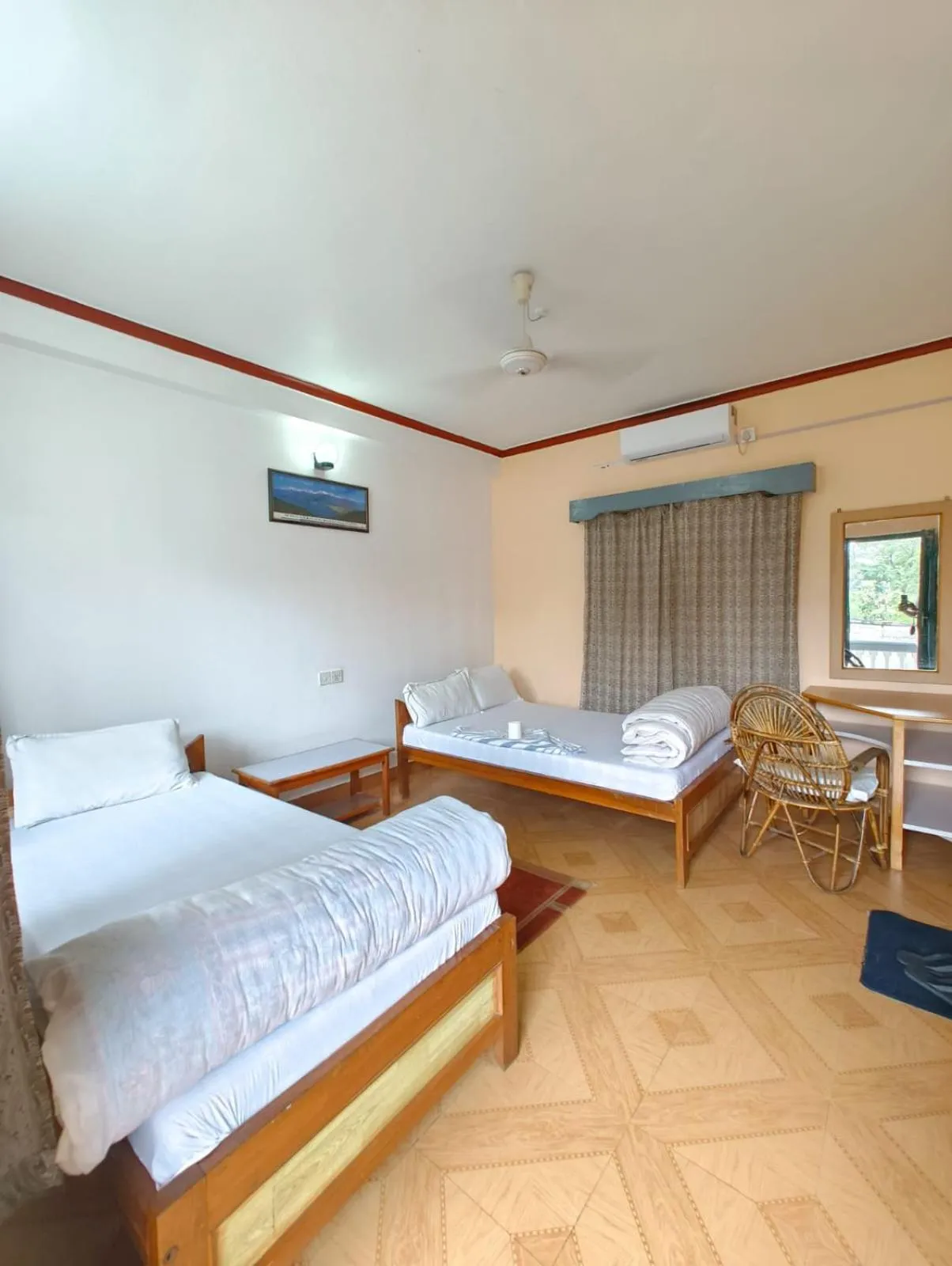 Bedroom, Bed in Hotel Mountain View - Lakeside Pokhara