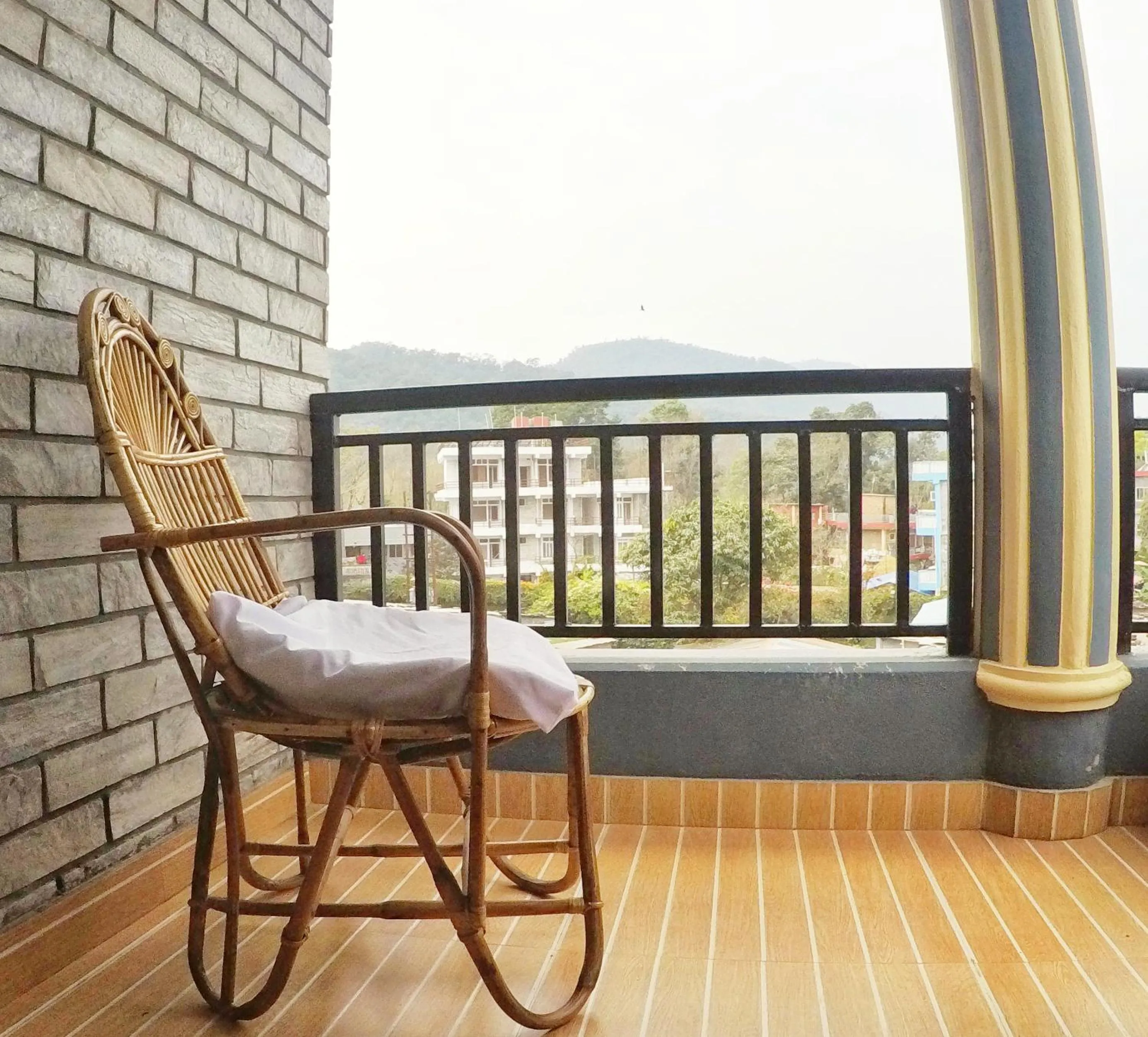 Patio in Hotel Mountain View - Lakeside Pokhara