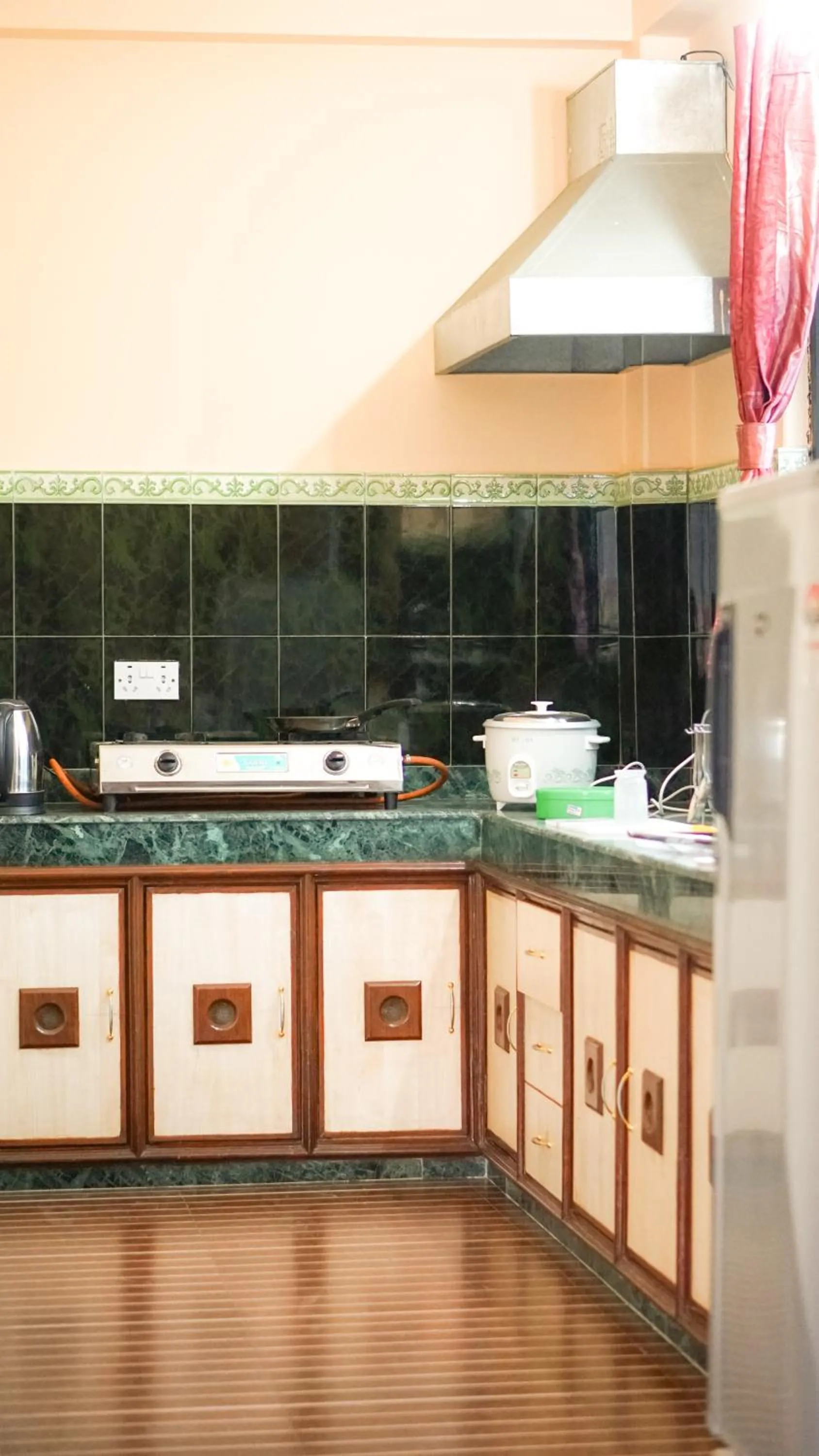 Kitchen or kitchenette in Hotel Mountain View - Lakeside Pokhara