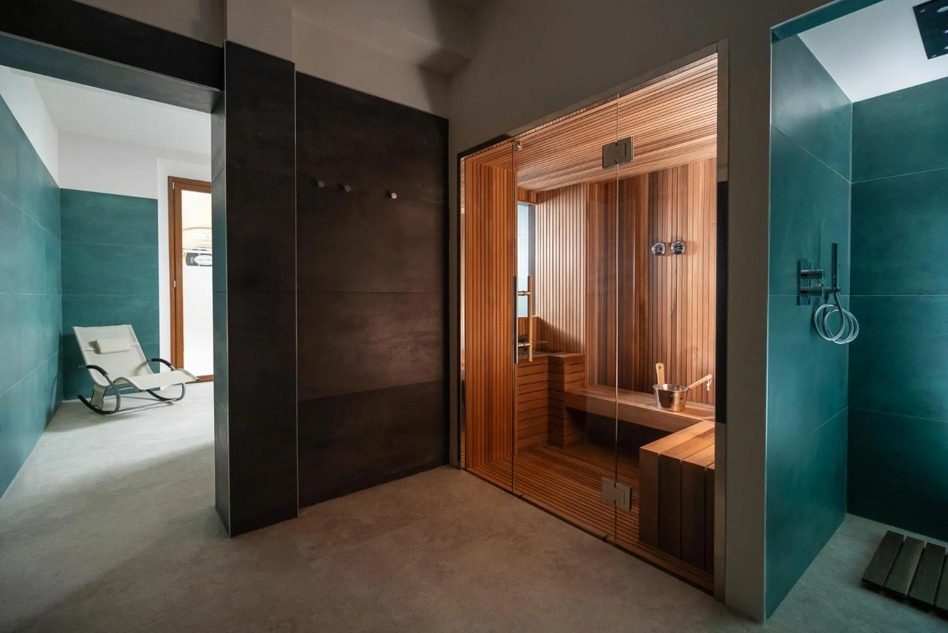 Sauna in Hotel Parma e Oriente Wellness & Spa