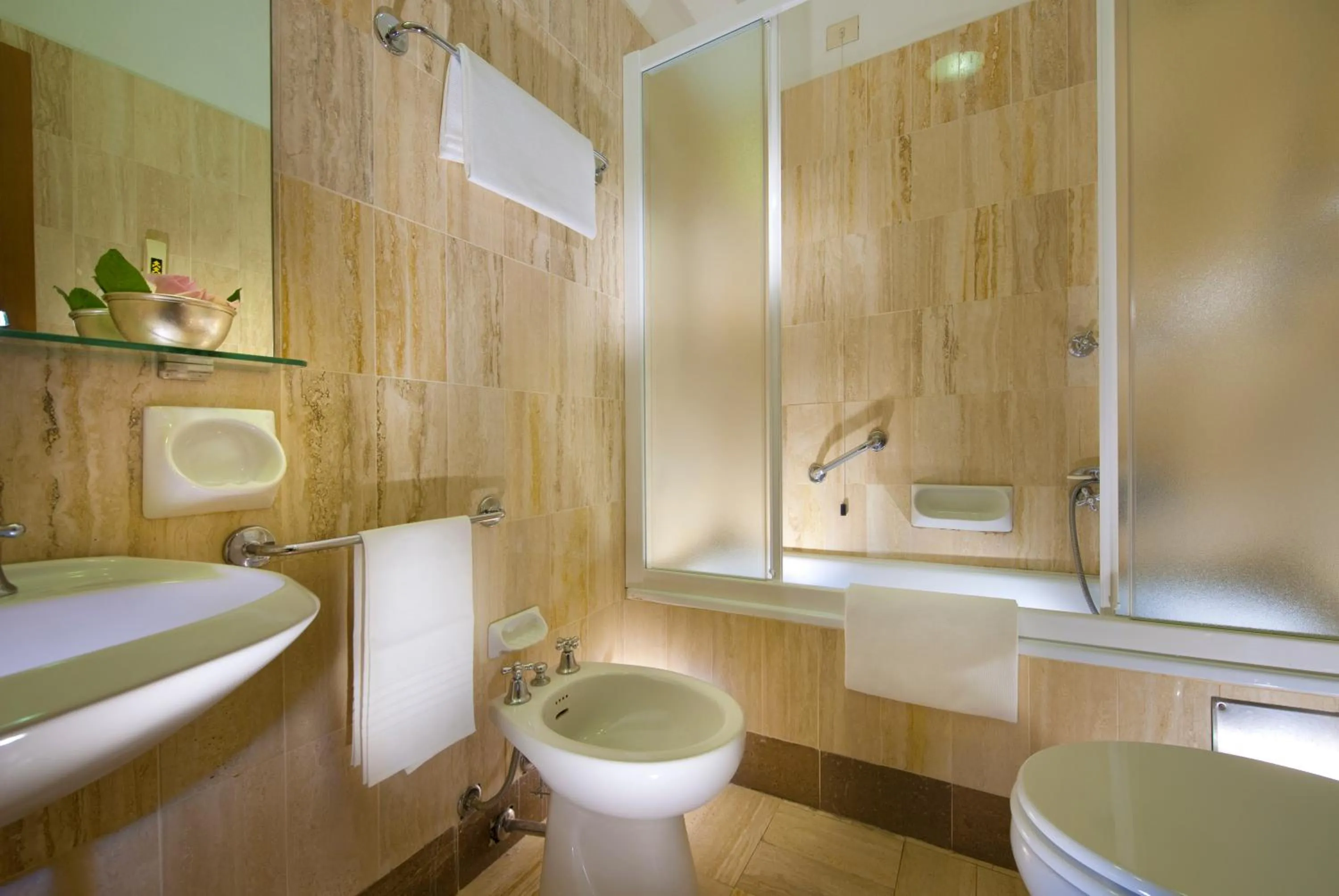 Shower in Hotel Parma e Oriente Wellness & Spa
