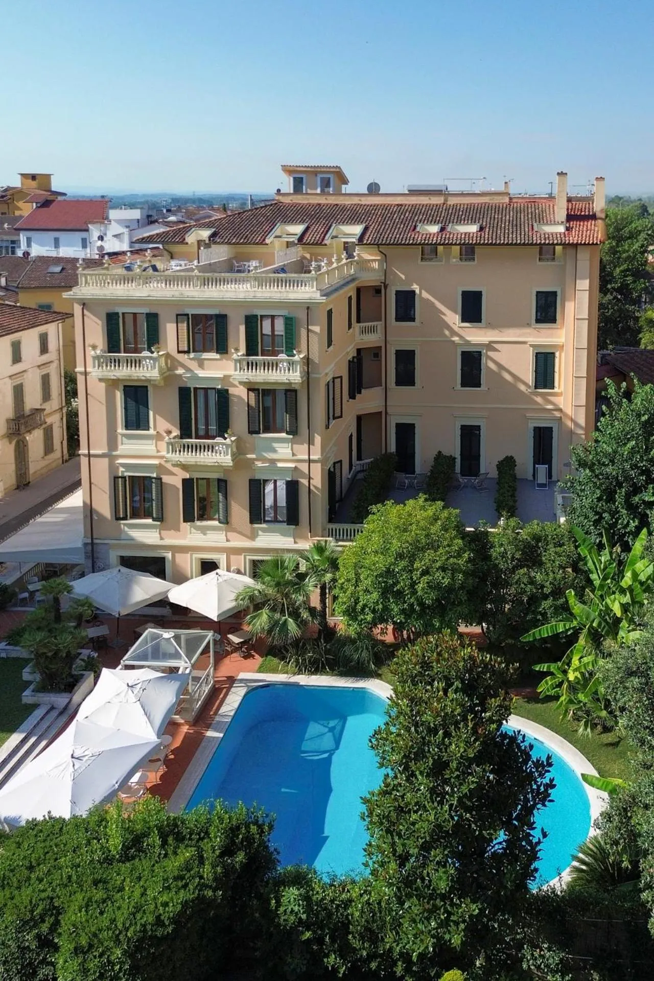 Property building in Hotel Parma e Oriente Wellness & Spa