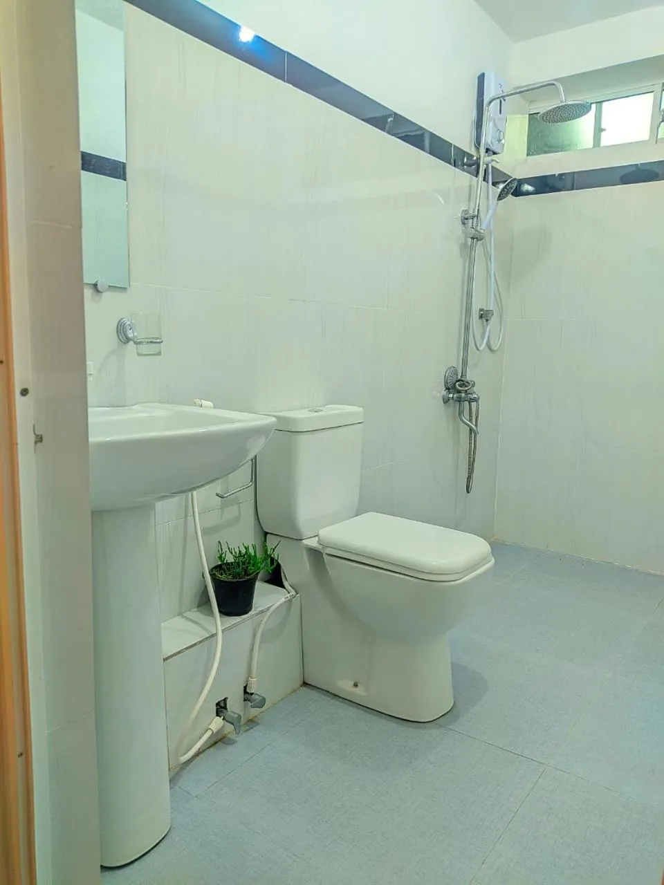 Bathroom in White Home