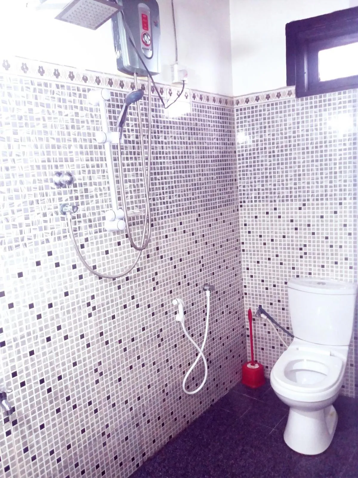 Shower in White Home