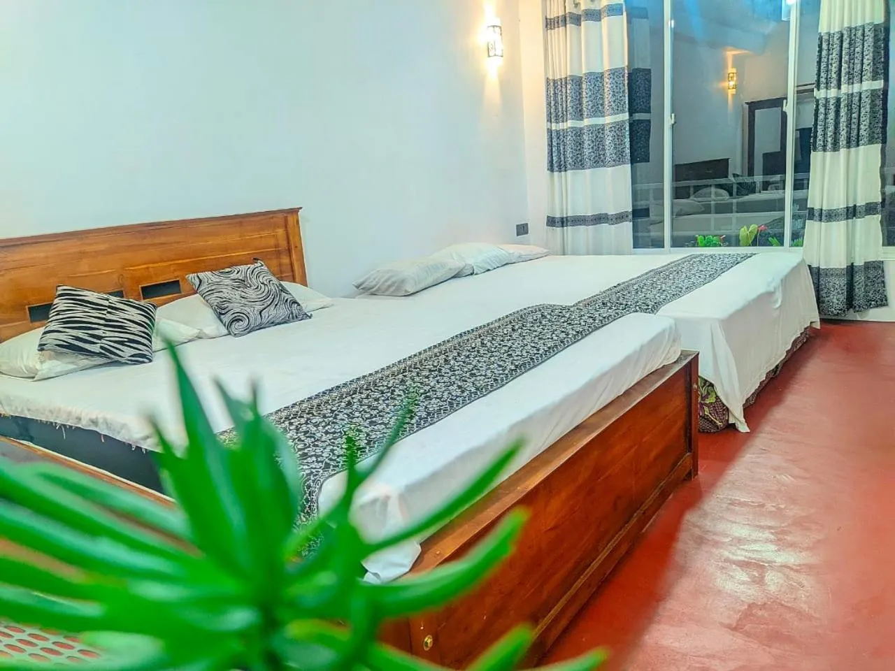 Bedroom, Bed in White Home