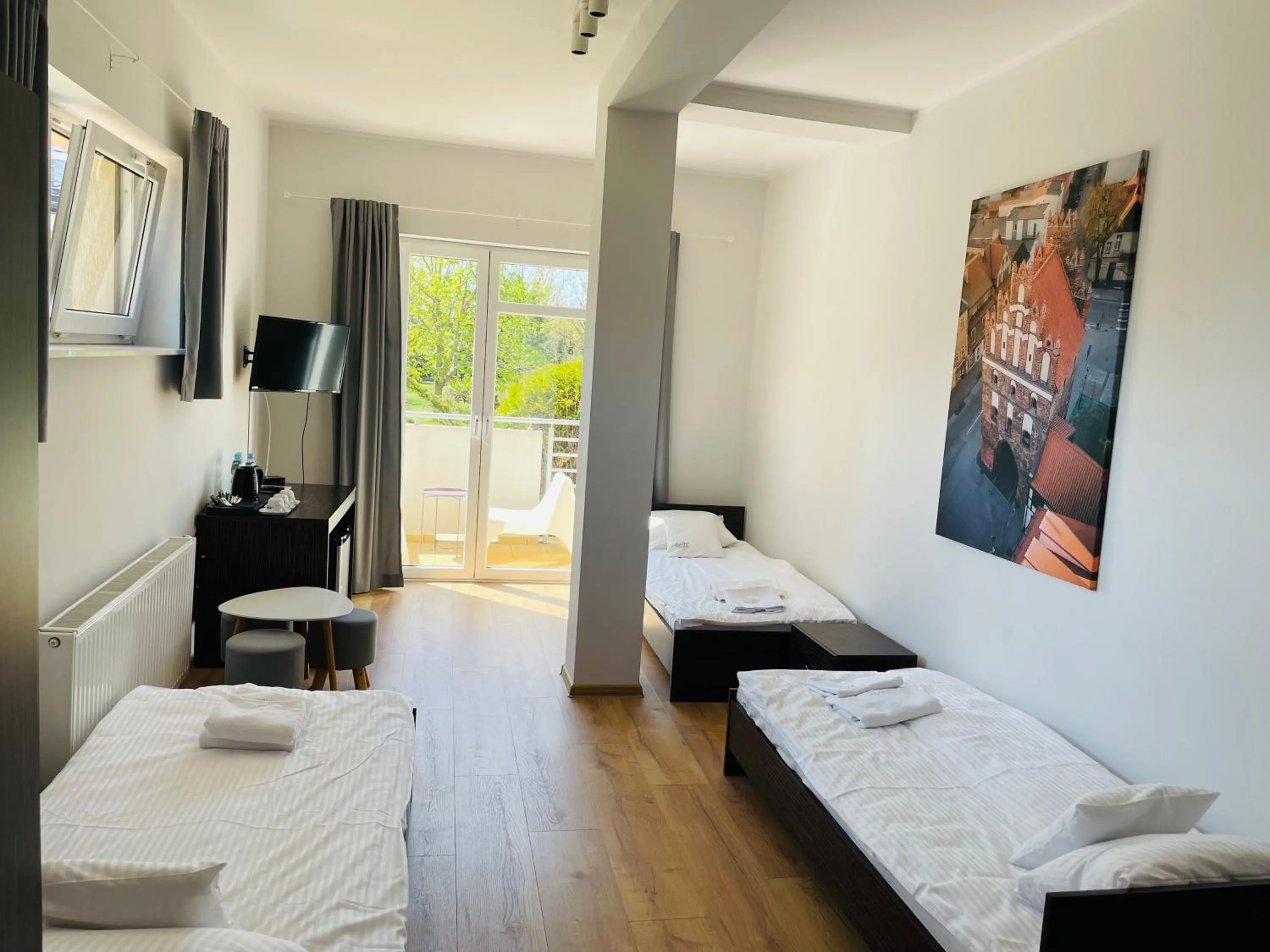 Bed in Wojtas Entree Apartments