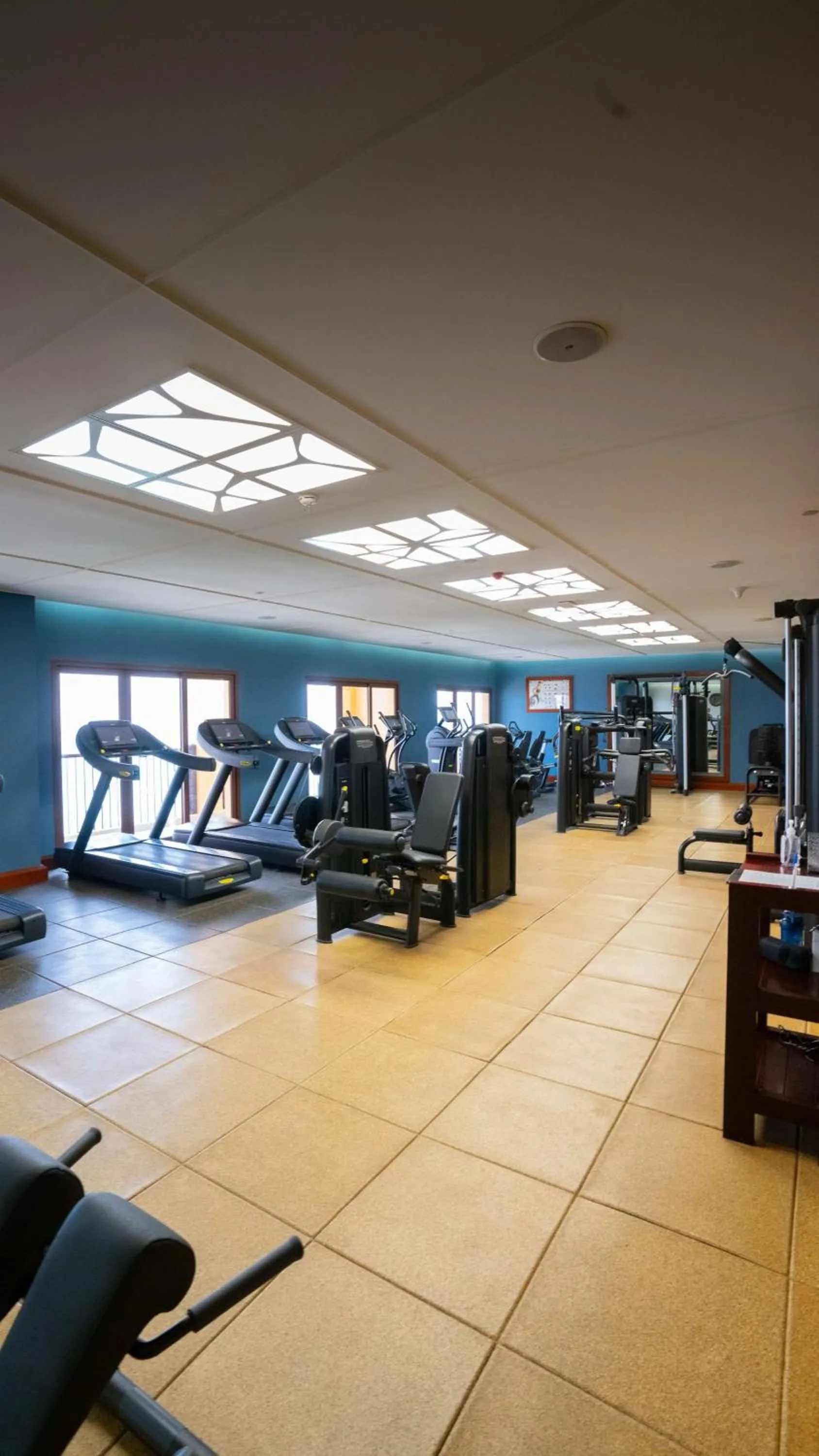 Fitness centre/facilities in DoubleTree by Hilton Resort & Spa Marjan Island