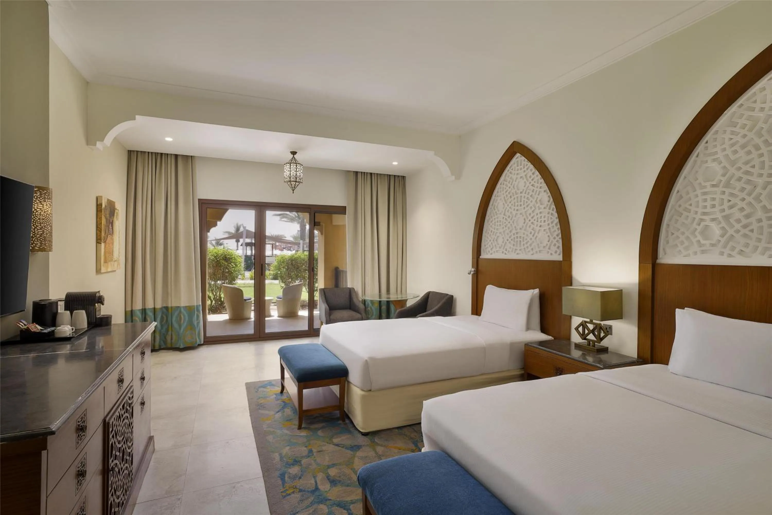 Photo of the whole room, Bed in DoubleTree by Hilton Resort & Spa Marjan Island