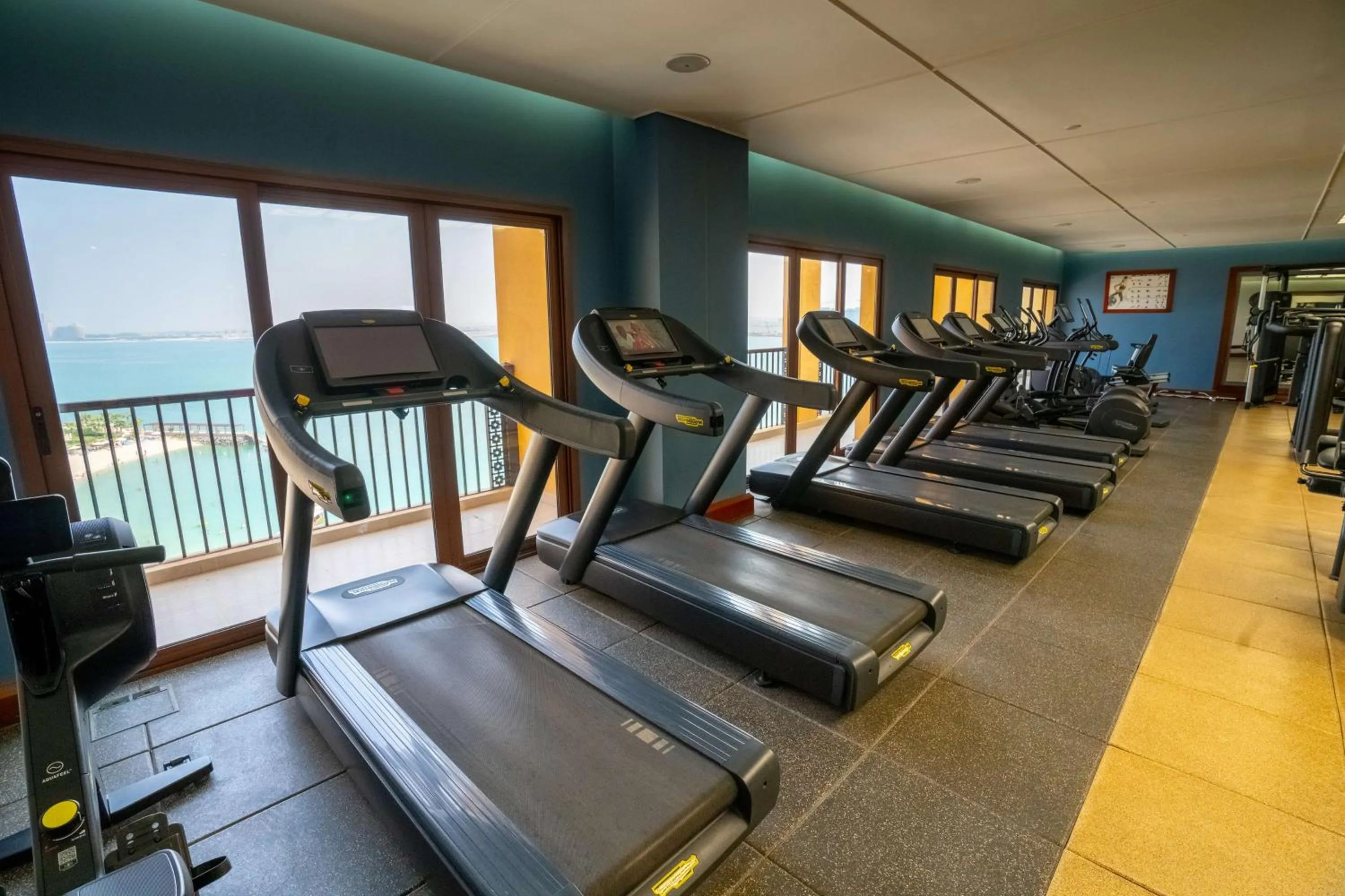 Fitness centre/facilities in DoubleTree by Hilton Resort & Spa Marjan Island