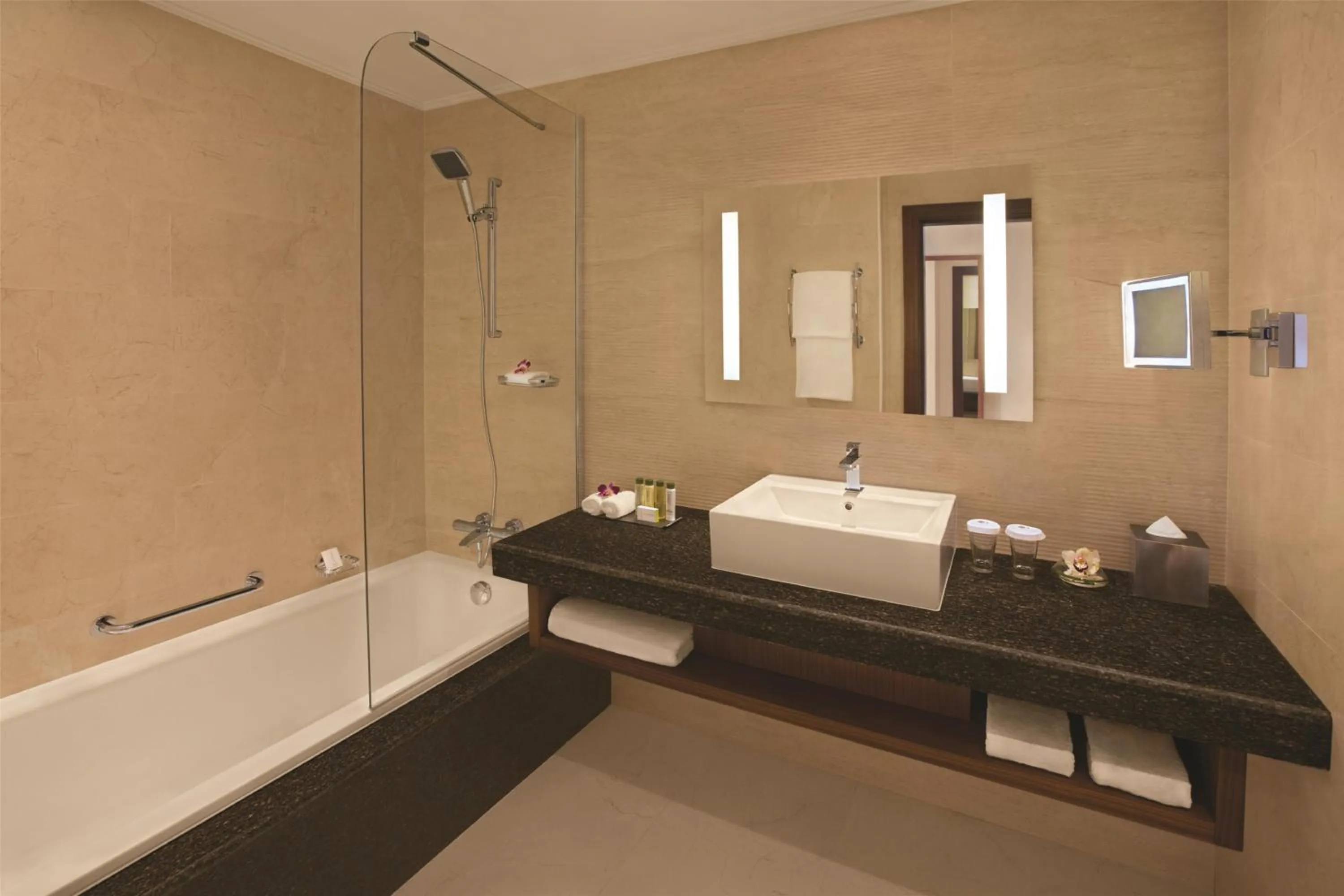Shower in DoubleTree by Hilton Resort & Spa Marjan Island
