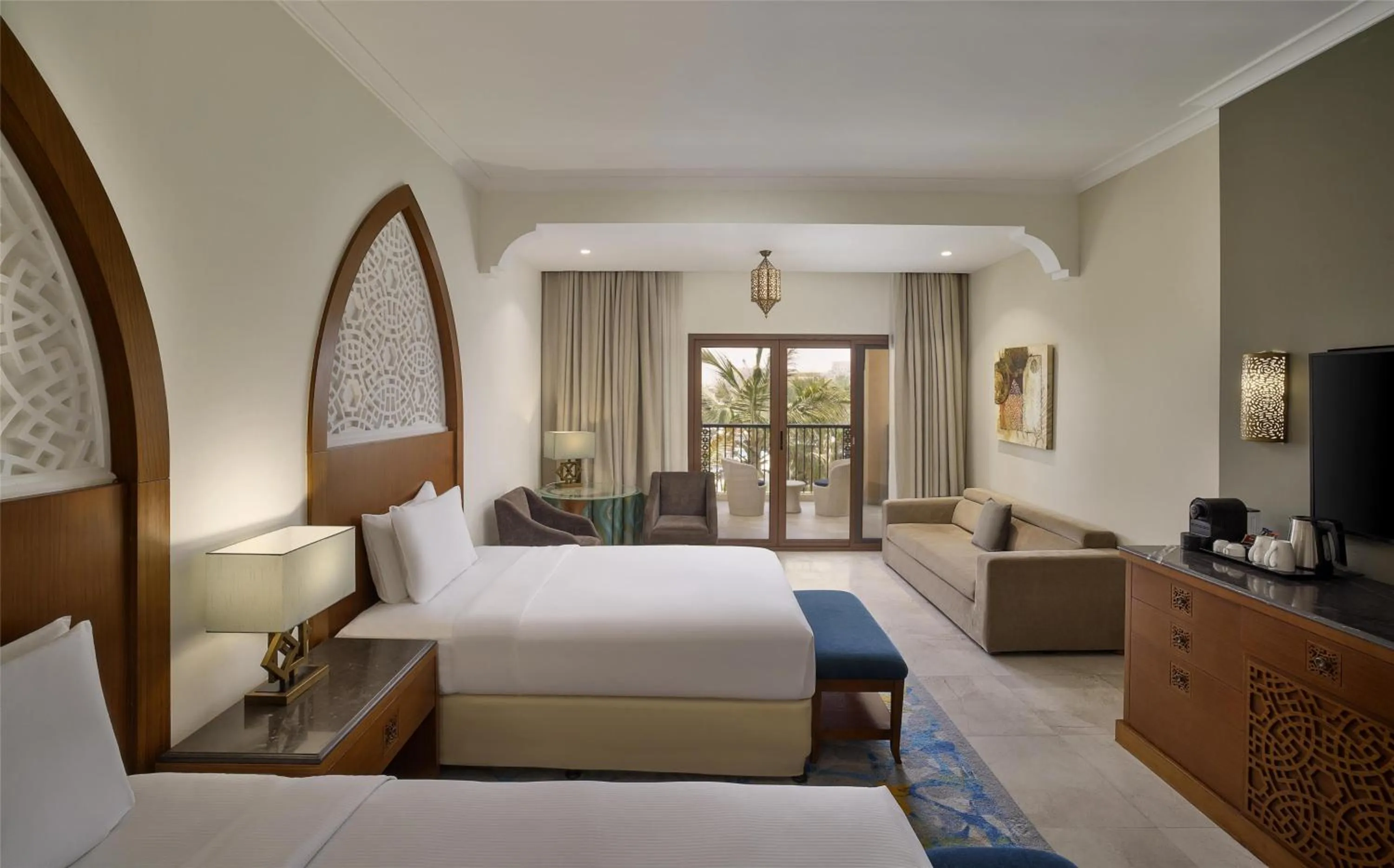 Photo of the whole room, Bed in DoubleTree by Hilton Resort & Spa Marjan Island