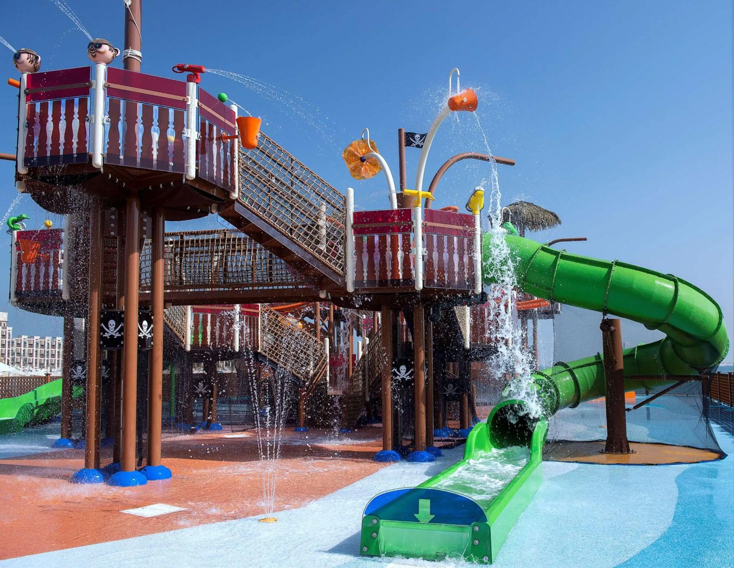 Aqua park in DoubleTree by Hilton Resort & Spa Marjan Island