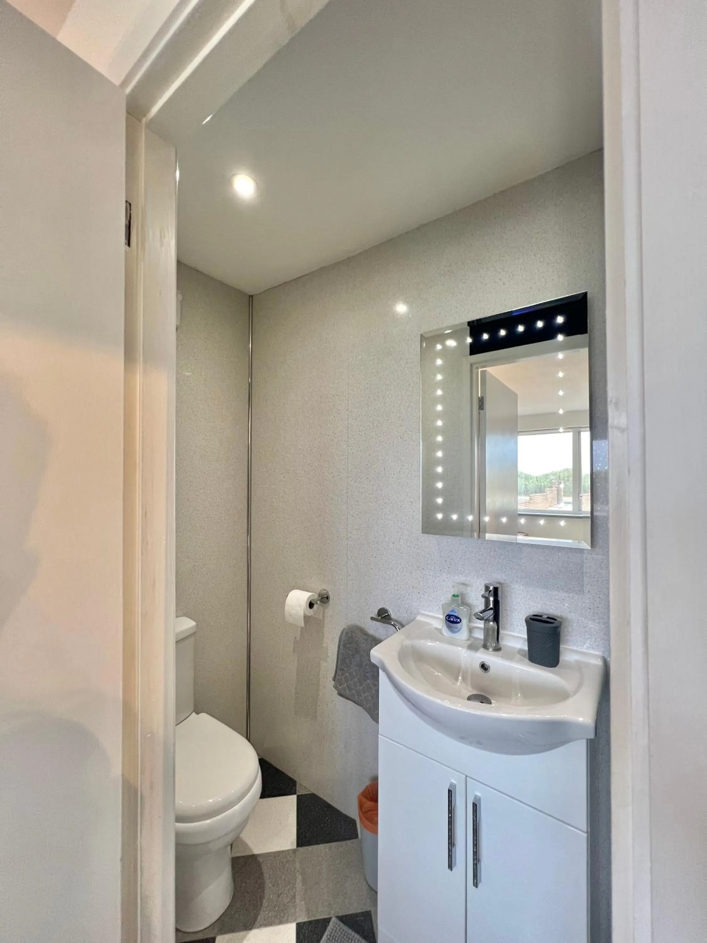 Bathroom in Beach Front Apartment with Free Parking, St Annes