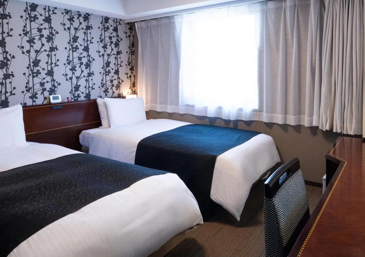 Bed in APA Hotel Haneda Anamori Inari Ekimae