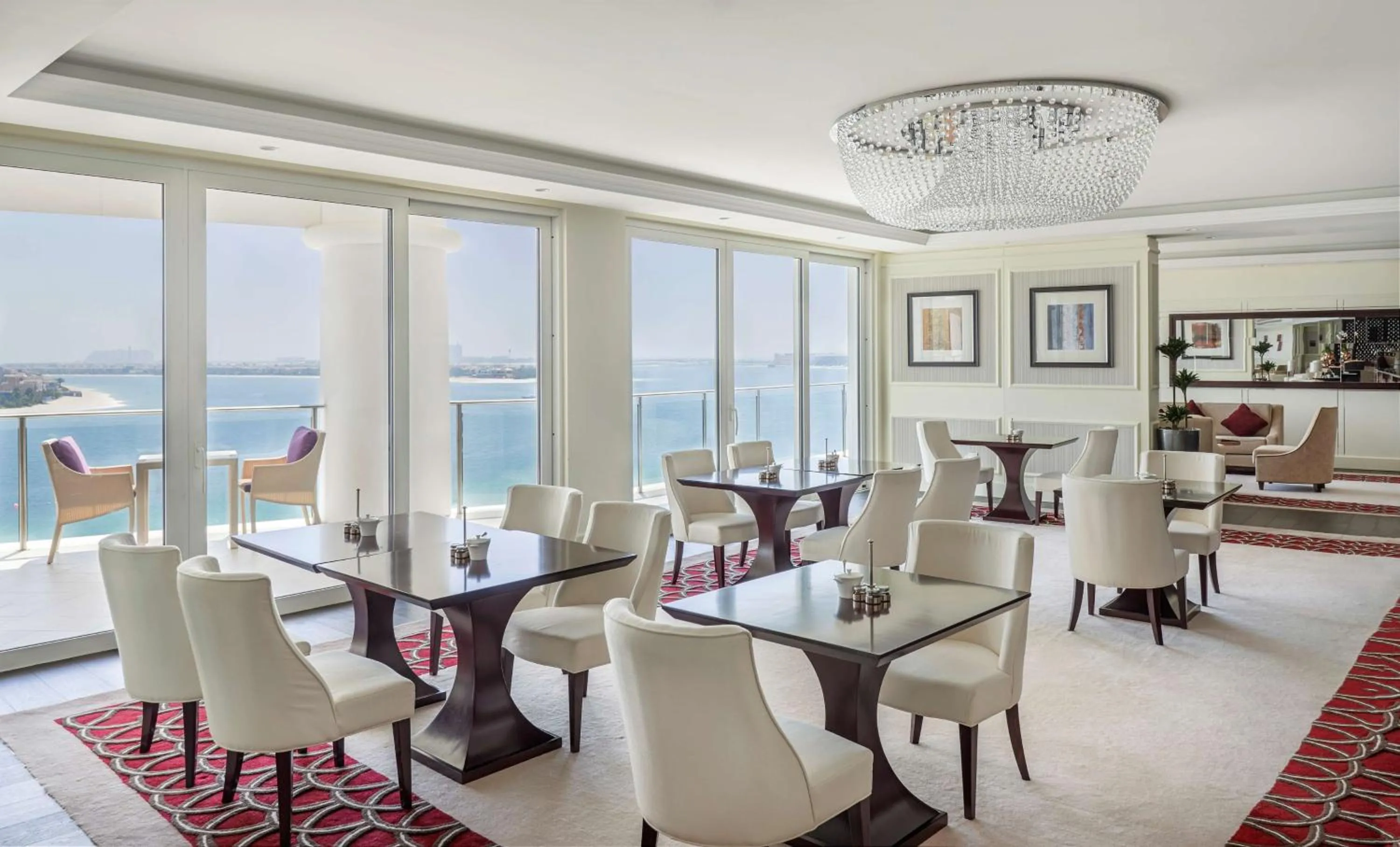 Dining area in Waldorf Astoria Dubai Palm Jumeirah
