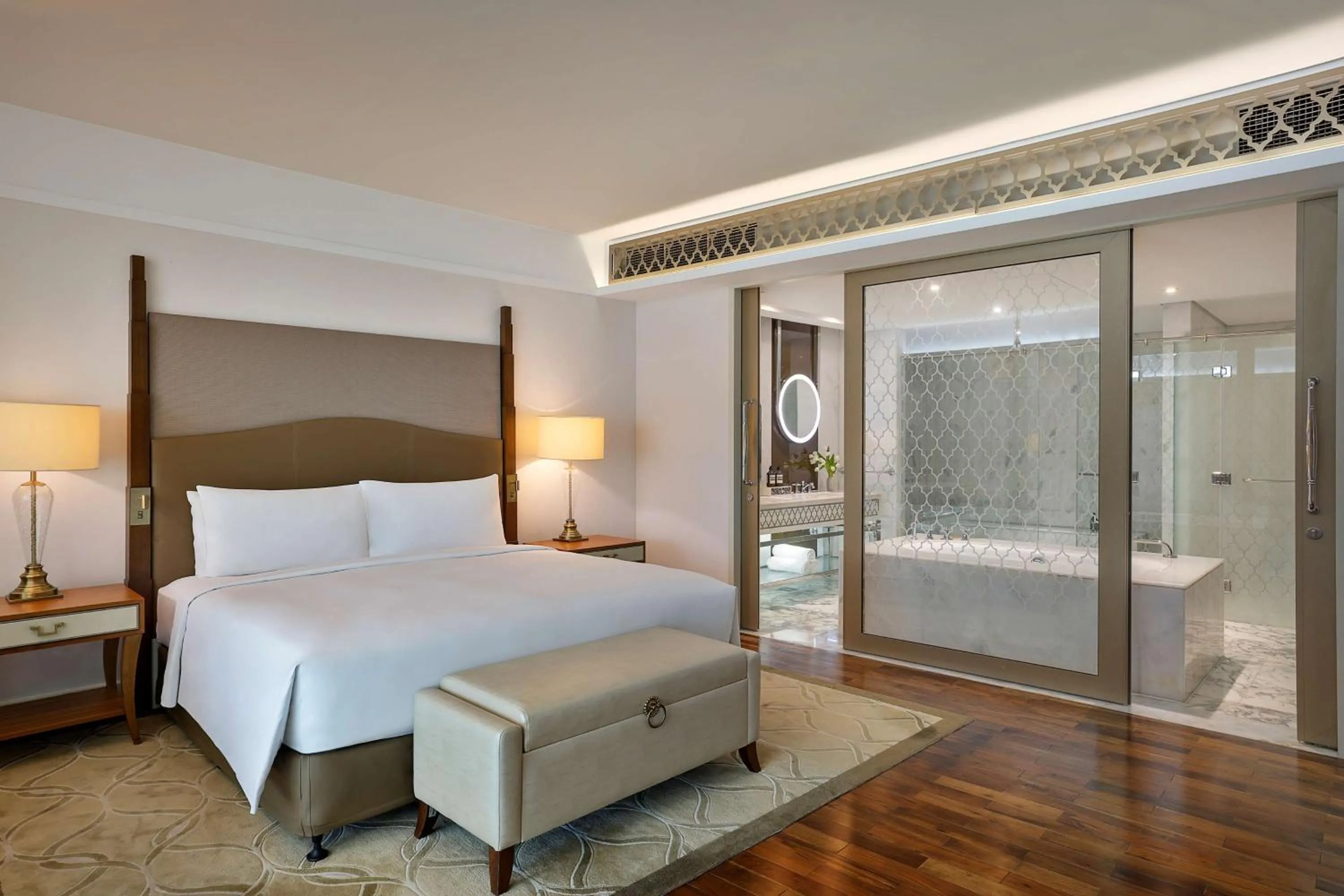 Bed in Waldorf Astoria Dubai Palm Jumeirah