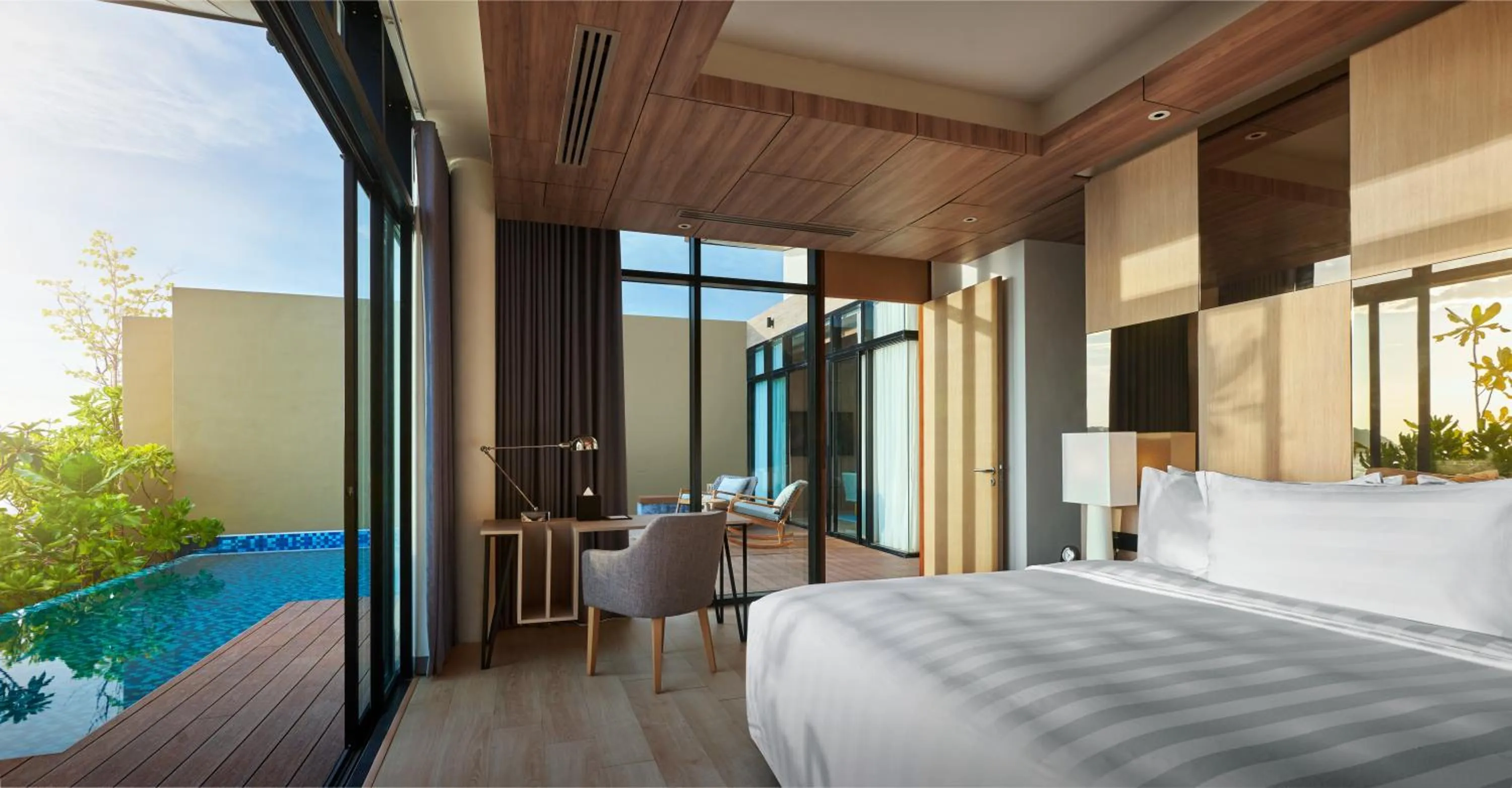 Patio, Bed in PARKROYAL Langkawi Resort