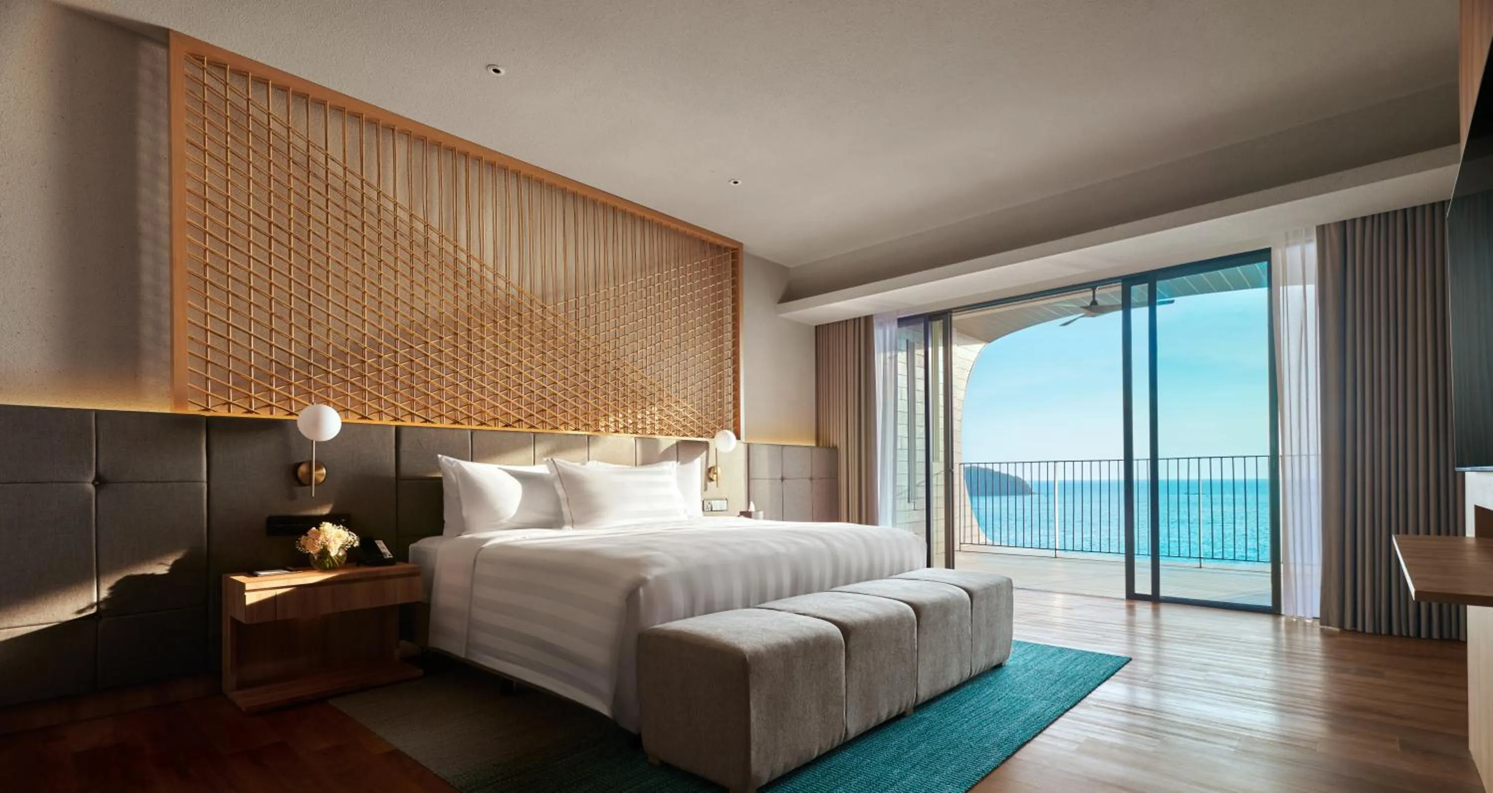 Bed in PARKROYAL Langkawi Resort