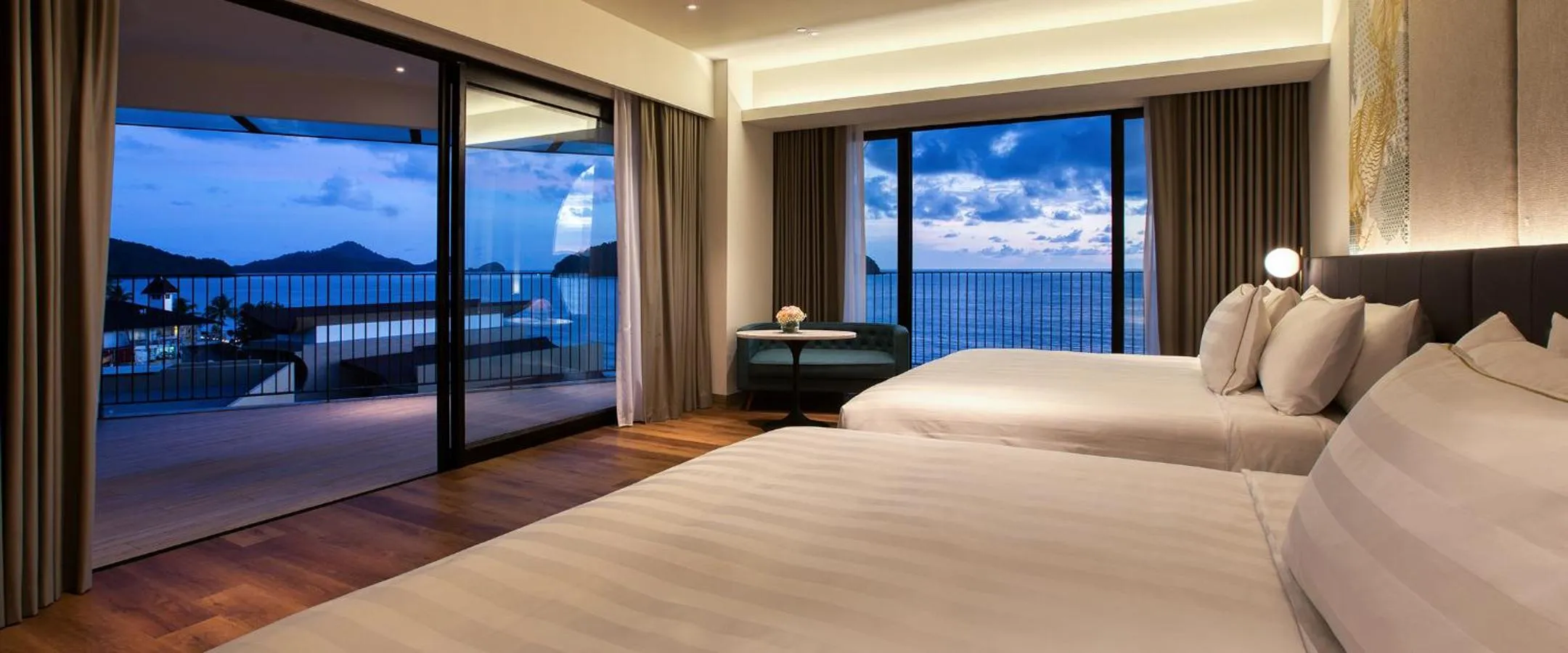 Balcony/Terrace, Bed in PARKROYAL Langkawi Resort