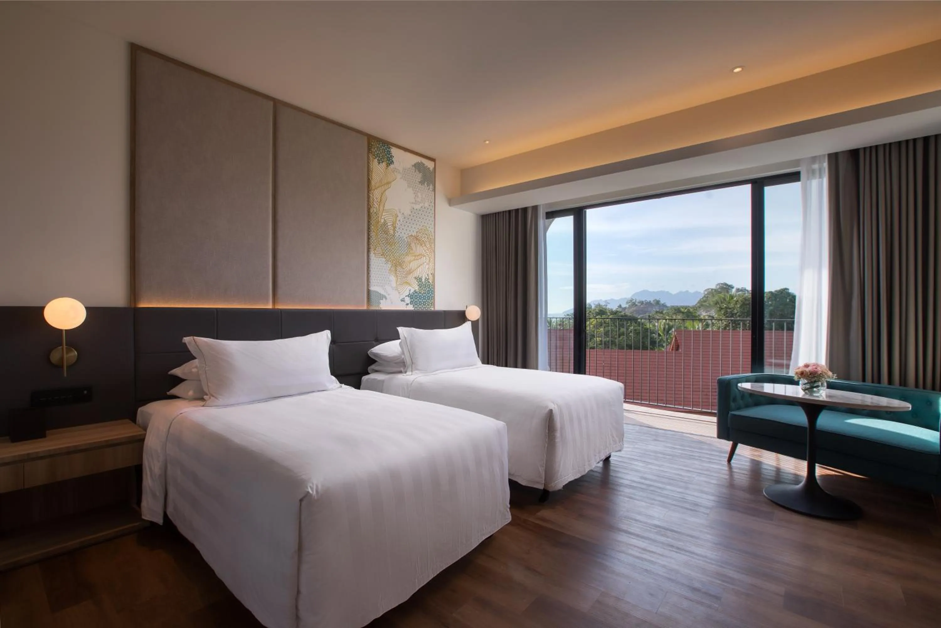 Bed in PARKROYAL Langkawi Resort