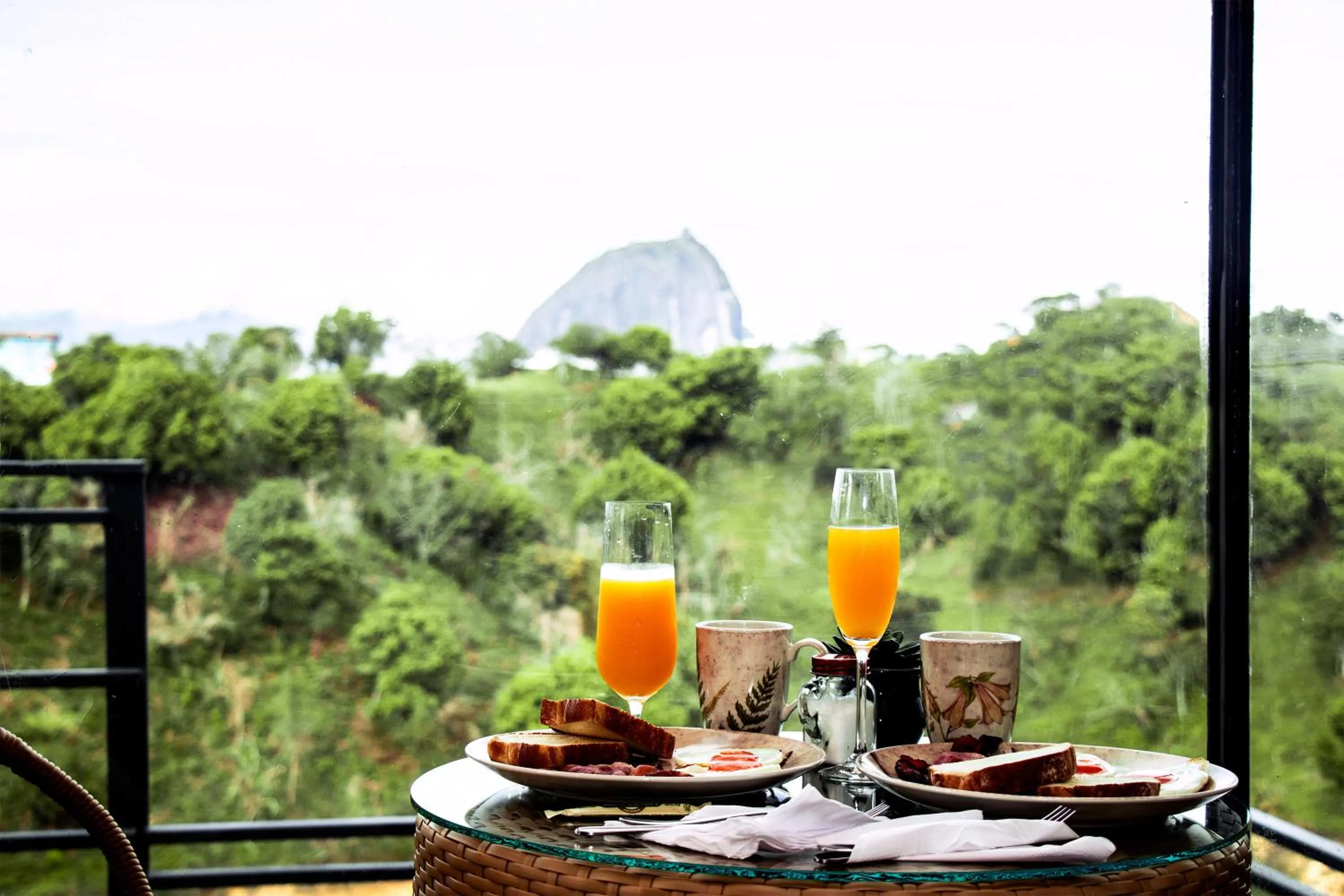 Food and drinks in Glamping The Mountain