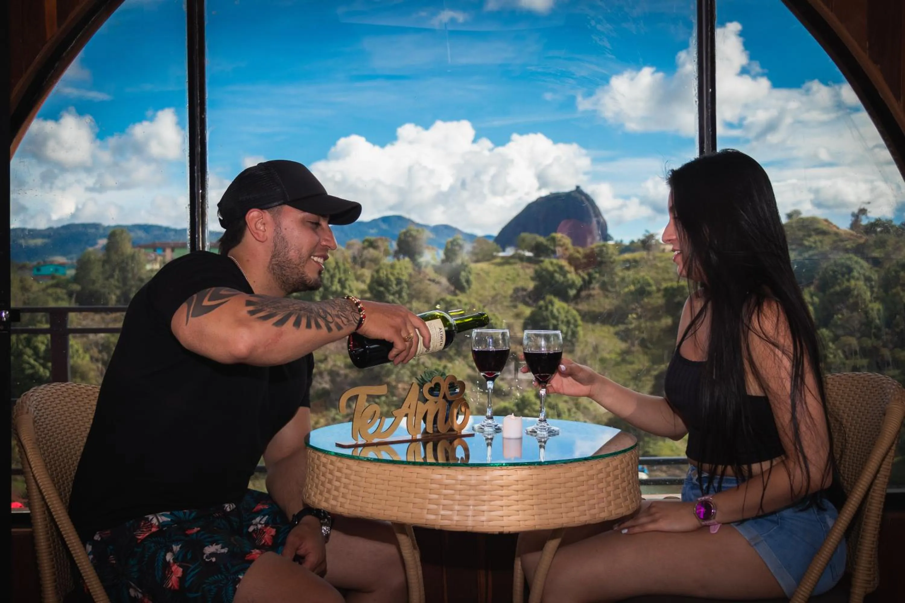 Decorative detail in Glamping The Mountain